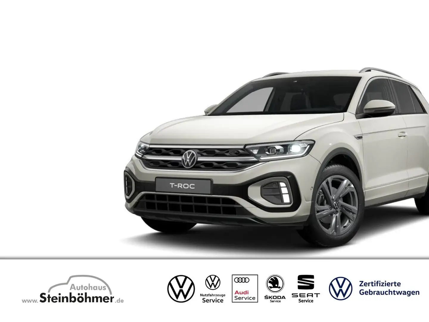Volkswagen T-Roc R-Line 1.0 TSI Climatronic Ganzjahresreifen Grau - 1
