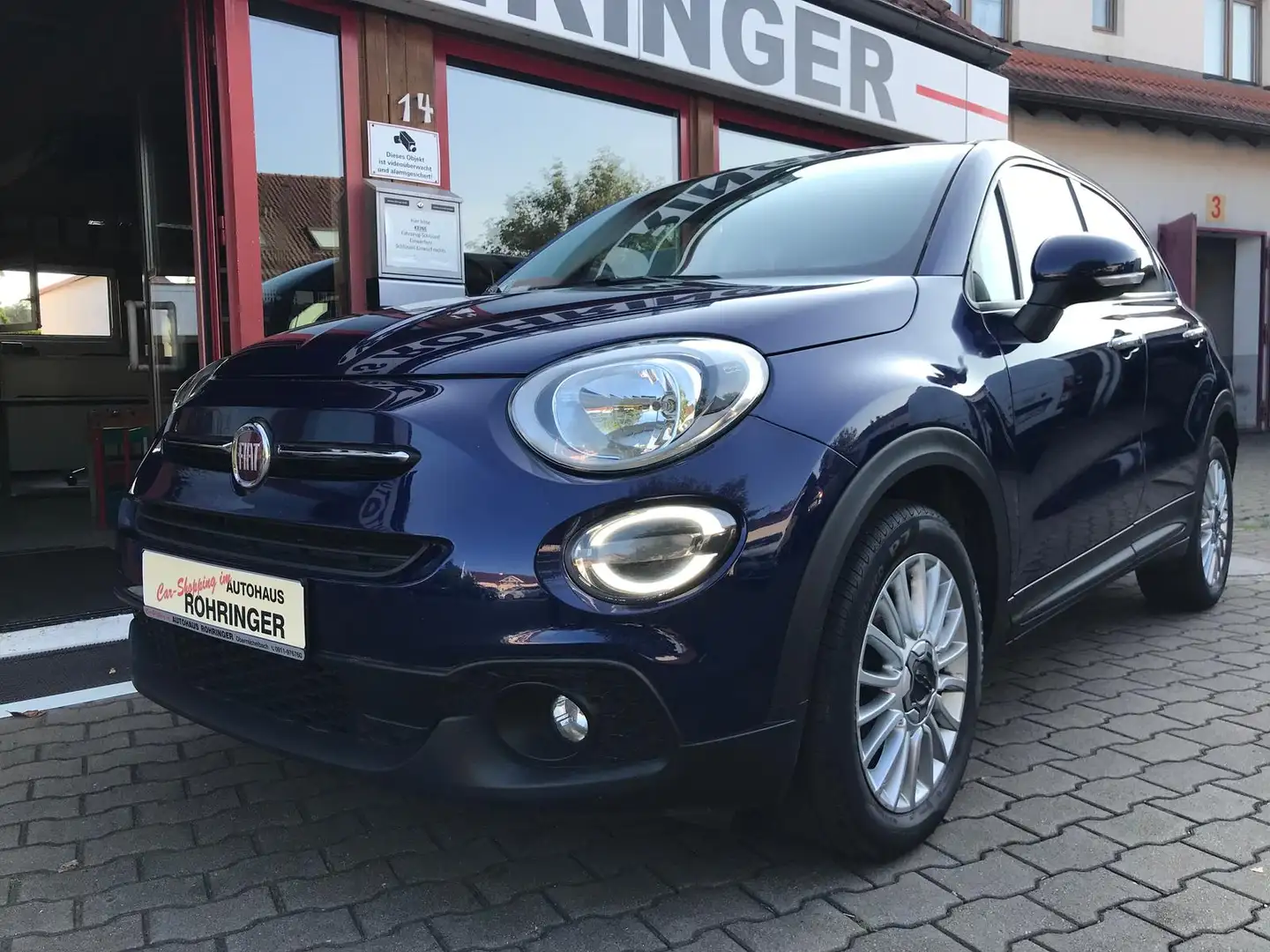 Fiat 500X 1.0-4x2-Navi-Klima-17-Alu-Allwetter-PDC Blau - 1