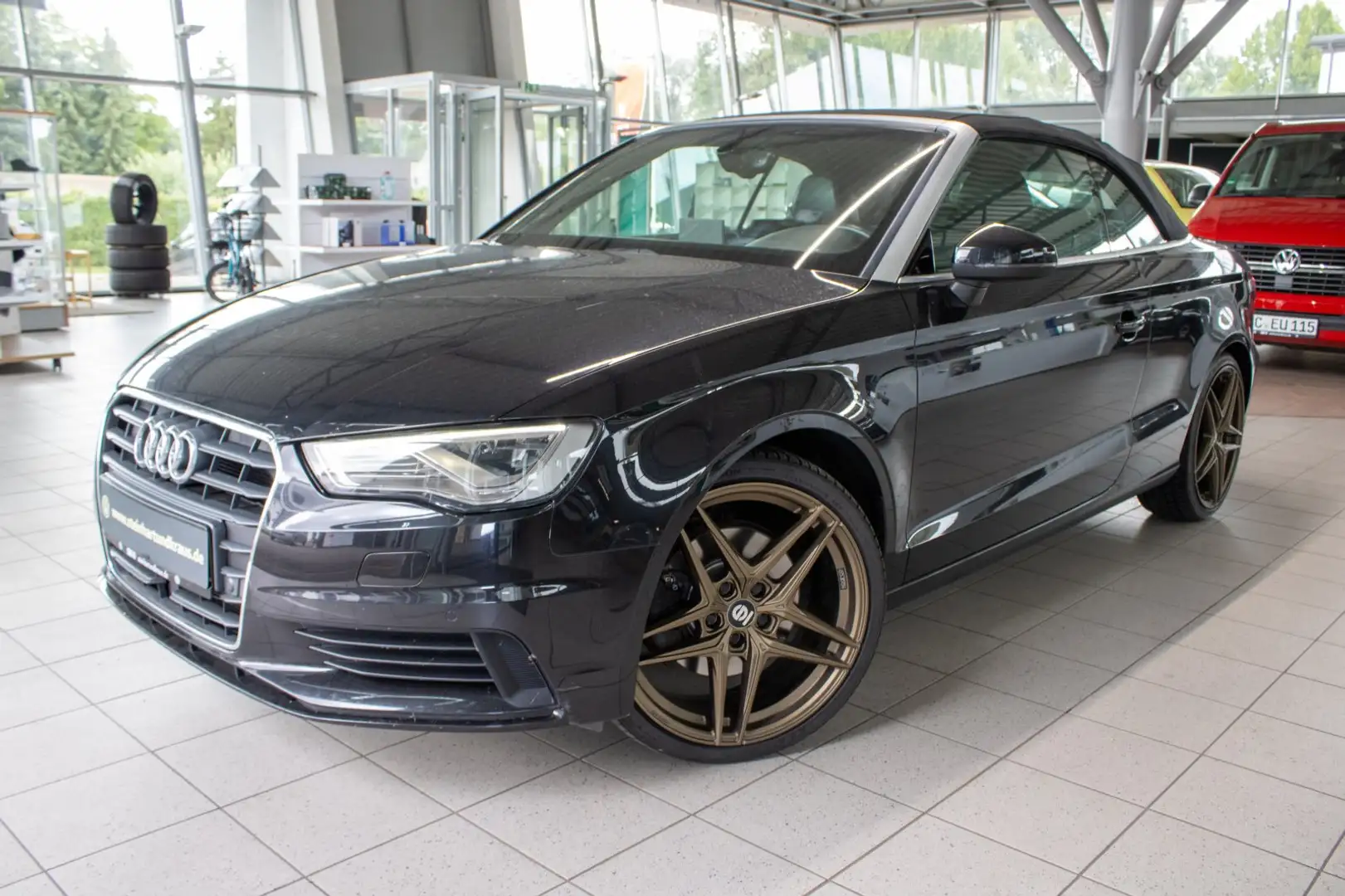 Audi Cabriolet A3 | Ambition | S tronic | LED | ACC | B&O | Navi Schwarz - 1
