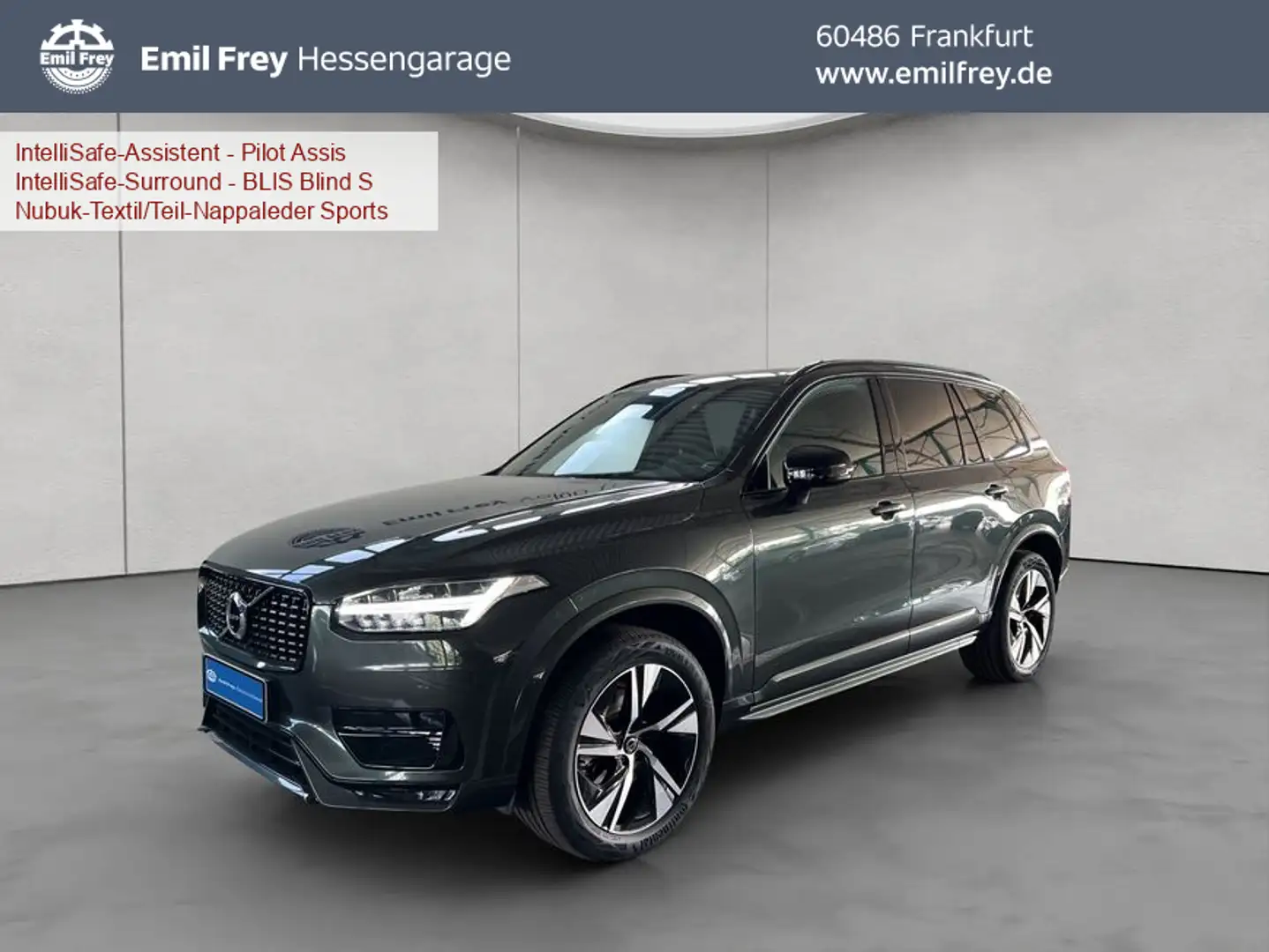 Volvo XC90 XC90 B5 AWD 5S R-Design Aut 360° Navi LED 1.Hand Grigio - 1