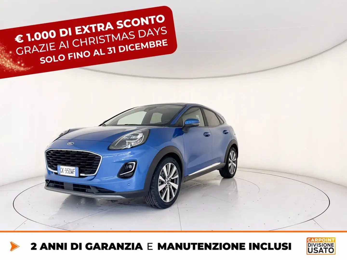 Ford Puma 1.0 ecoboost h titanium x s&s 125cv Bleu - 1