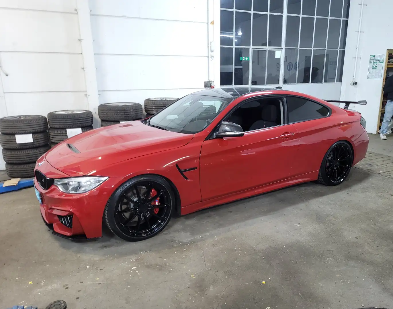 BMW M4 Bodykit 428i 350PS xDrive MPPSK Klappenauspuff Rot - 1