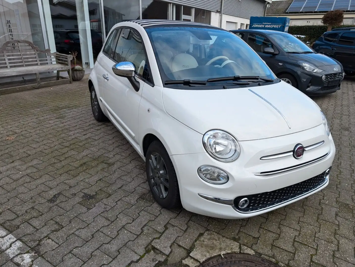 Fiat 500C 0.9 8V TwinAir Dolcevita C  PDC hinten Alu Weiß - 2