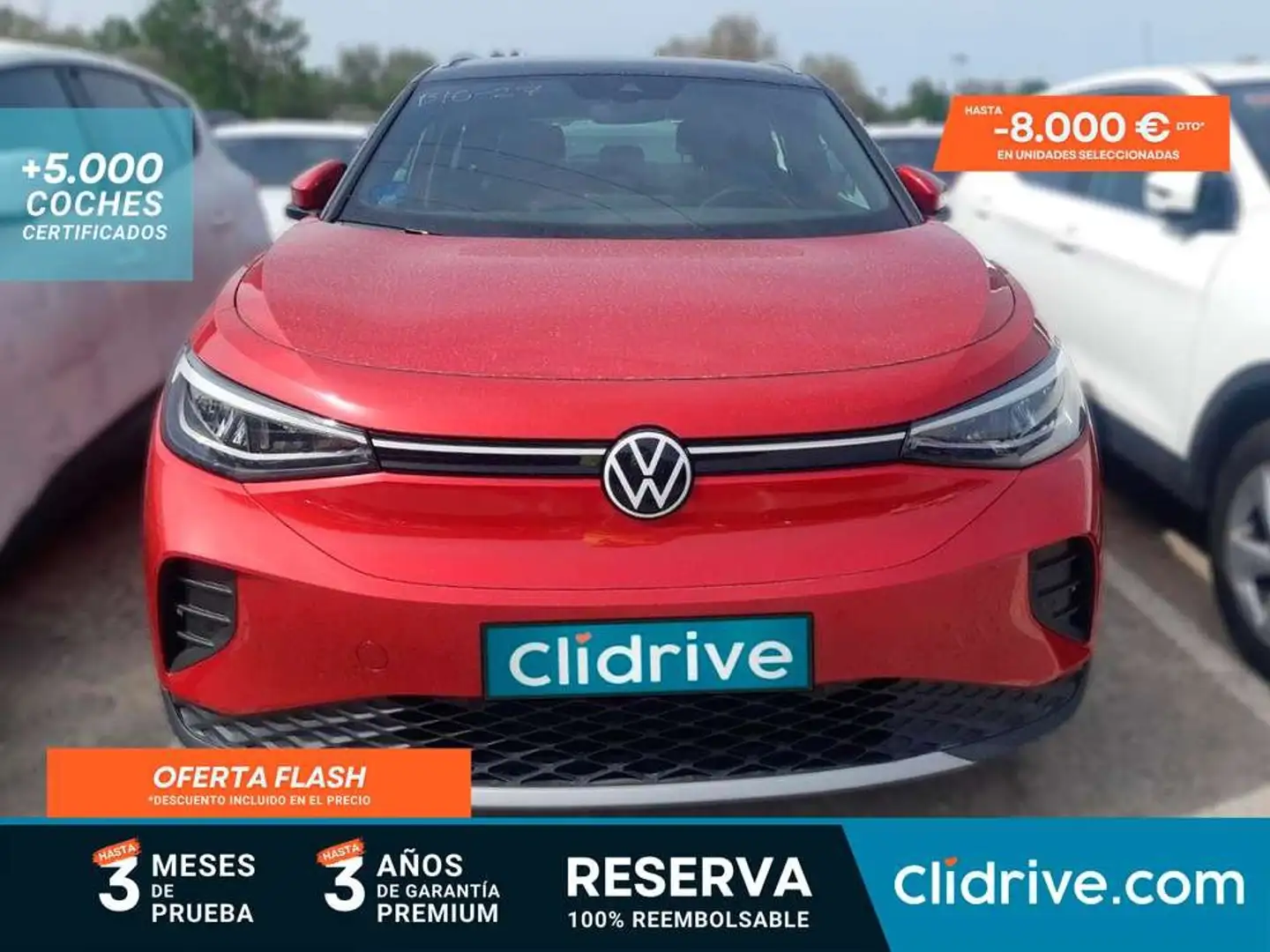 Volkswagen ID.4 Pro Performance 150KW 77Kwh Rojo - 1