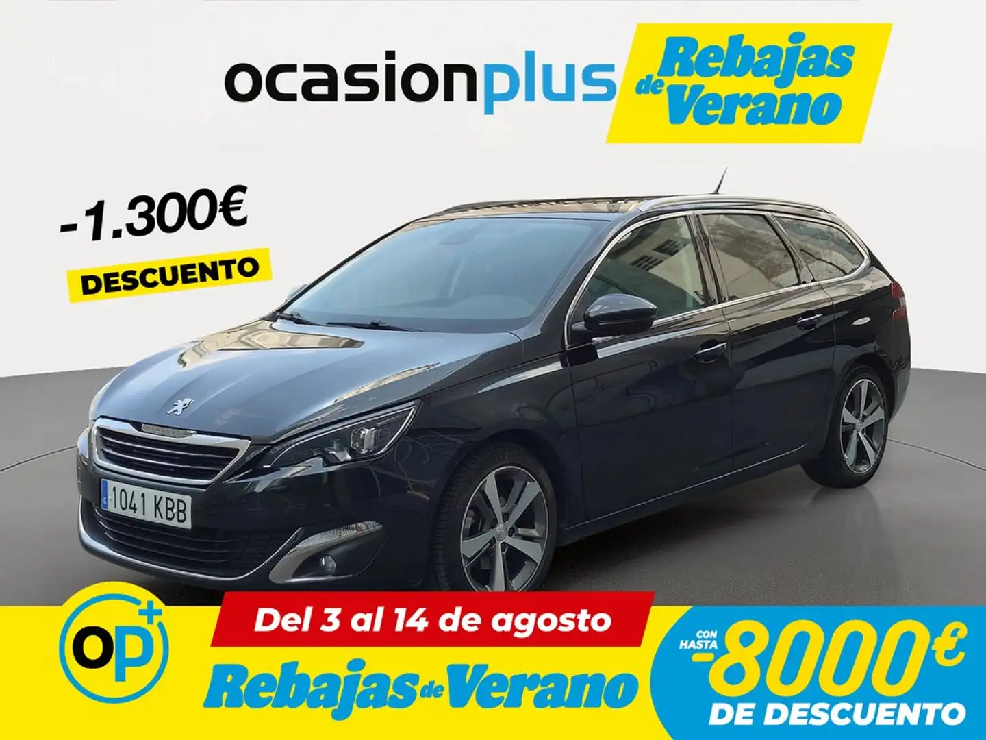 Peugeot 308 SW 1.6 BlueHDi Allure 120 Negro - 1