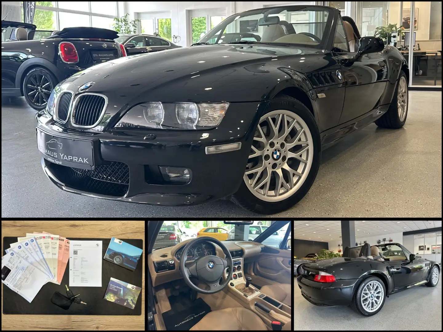 BMW Z3 Roadster 2.2i Edition Sport|28.680km|Einmalig Schwarz - 1