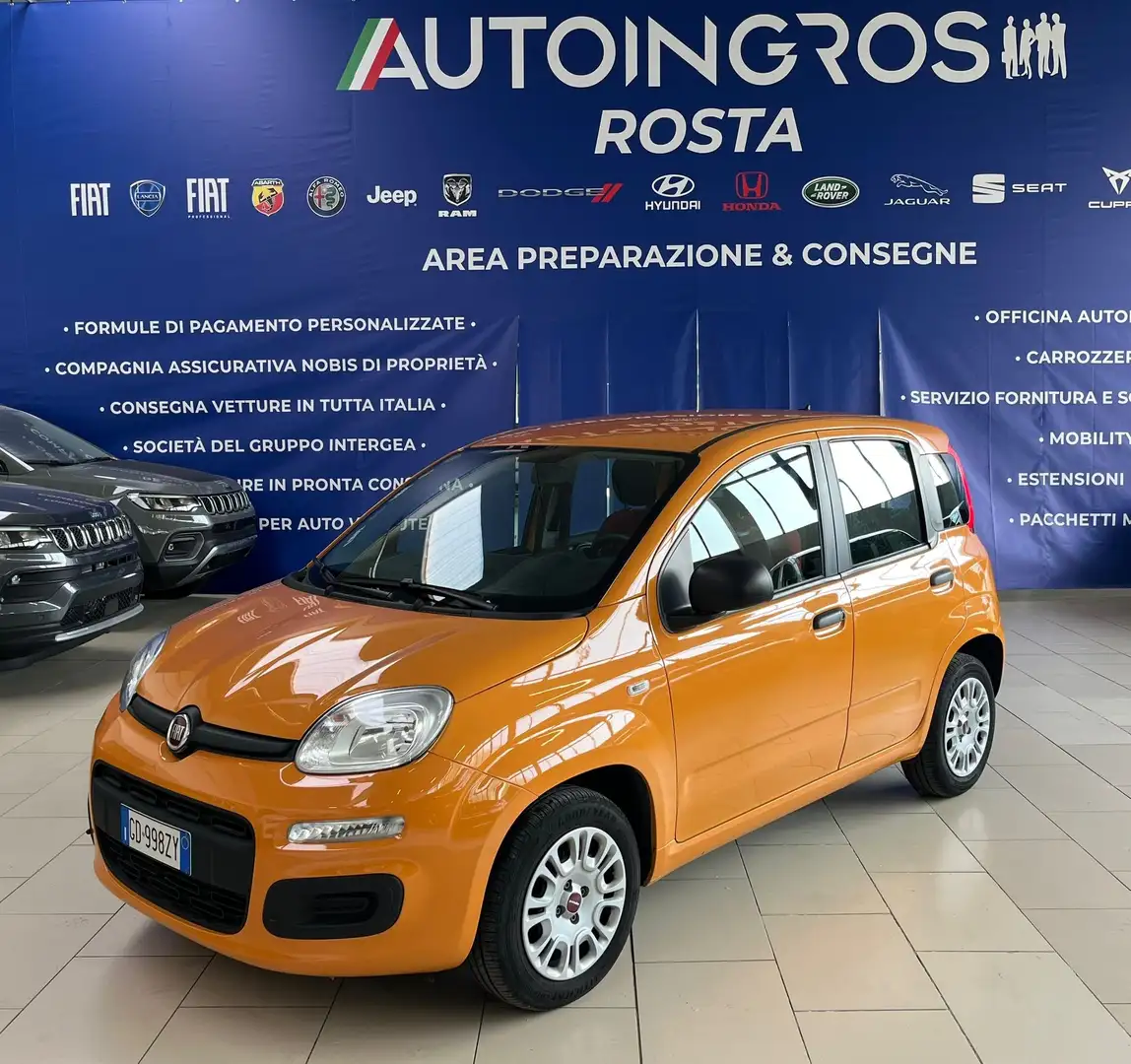 Fiat Panda 1.2 Easy 69cv s&s USATO GARANTITO PRONTA CONSEGNA Arancione - 1