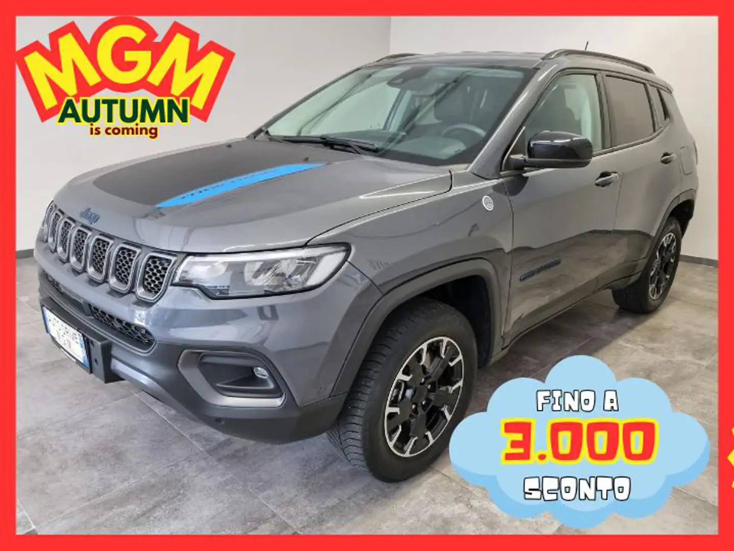 Jeep Compass 1.3 Turbo T4 240 CV PHEV AT6 4xe Trailhawk Grau - 1