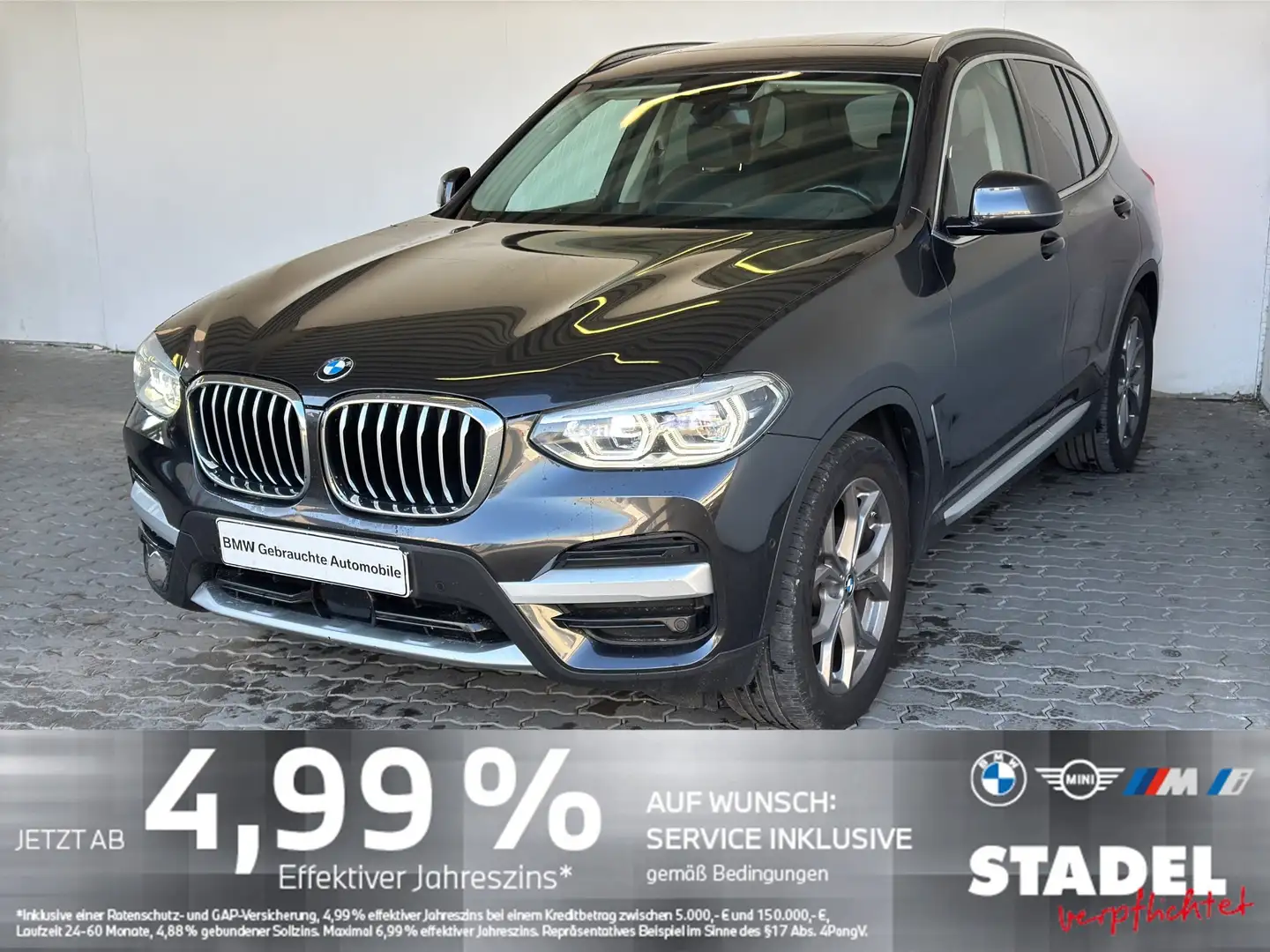 BMW X3 xDrive20d xLine Navi.LED.ACC.HarKard.AHK.Pano Grau - 2