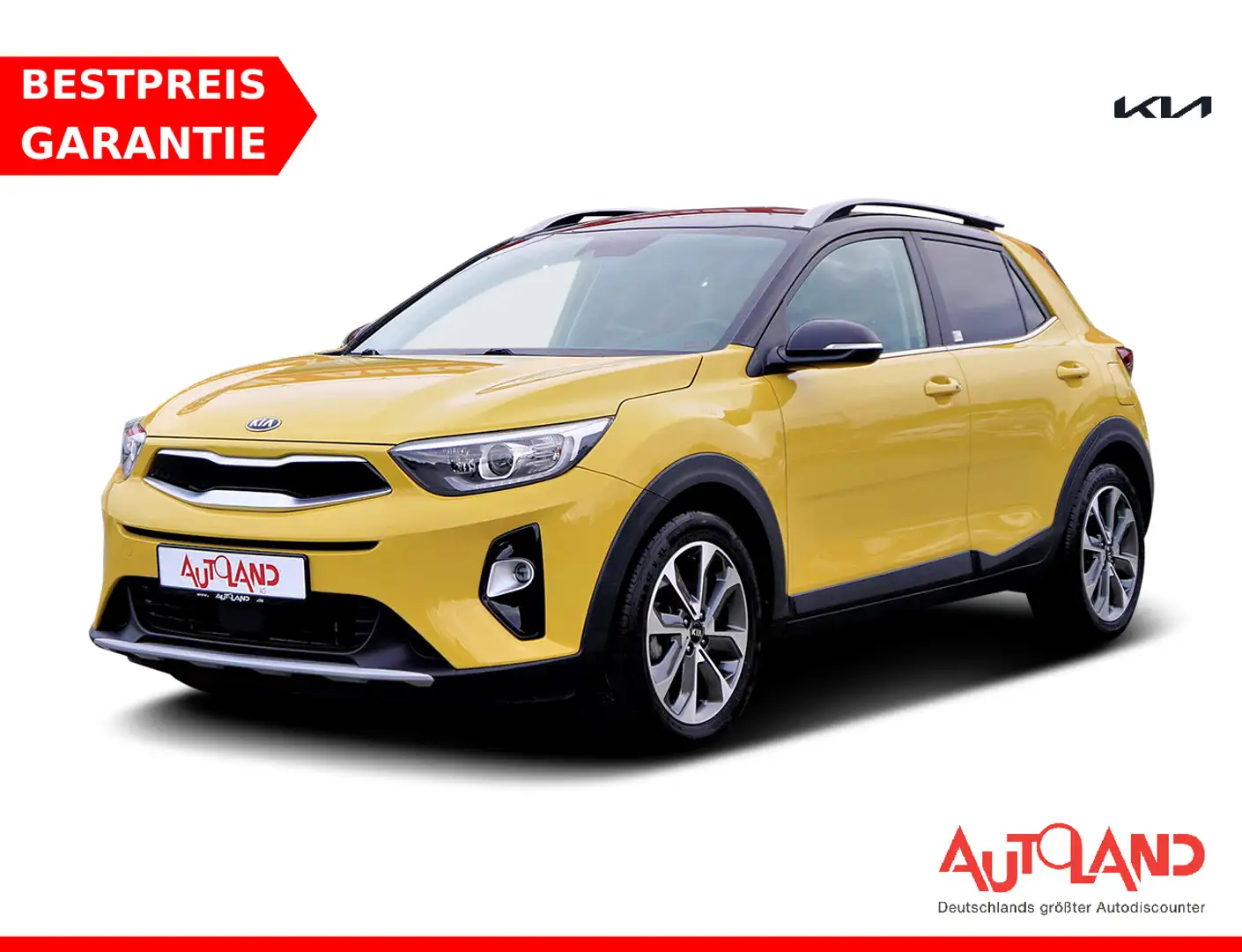 Kia Stonic 1.0 T-GDI Spirit Sitzheizung AHK Kamera Gelb - 1