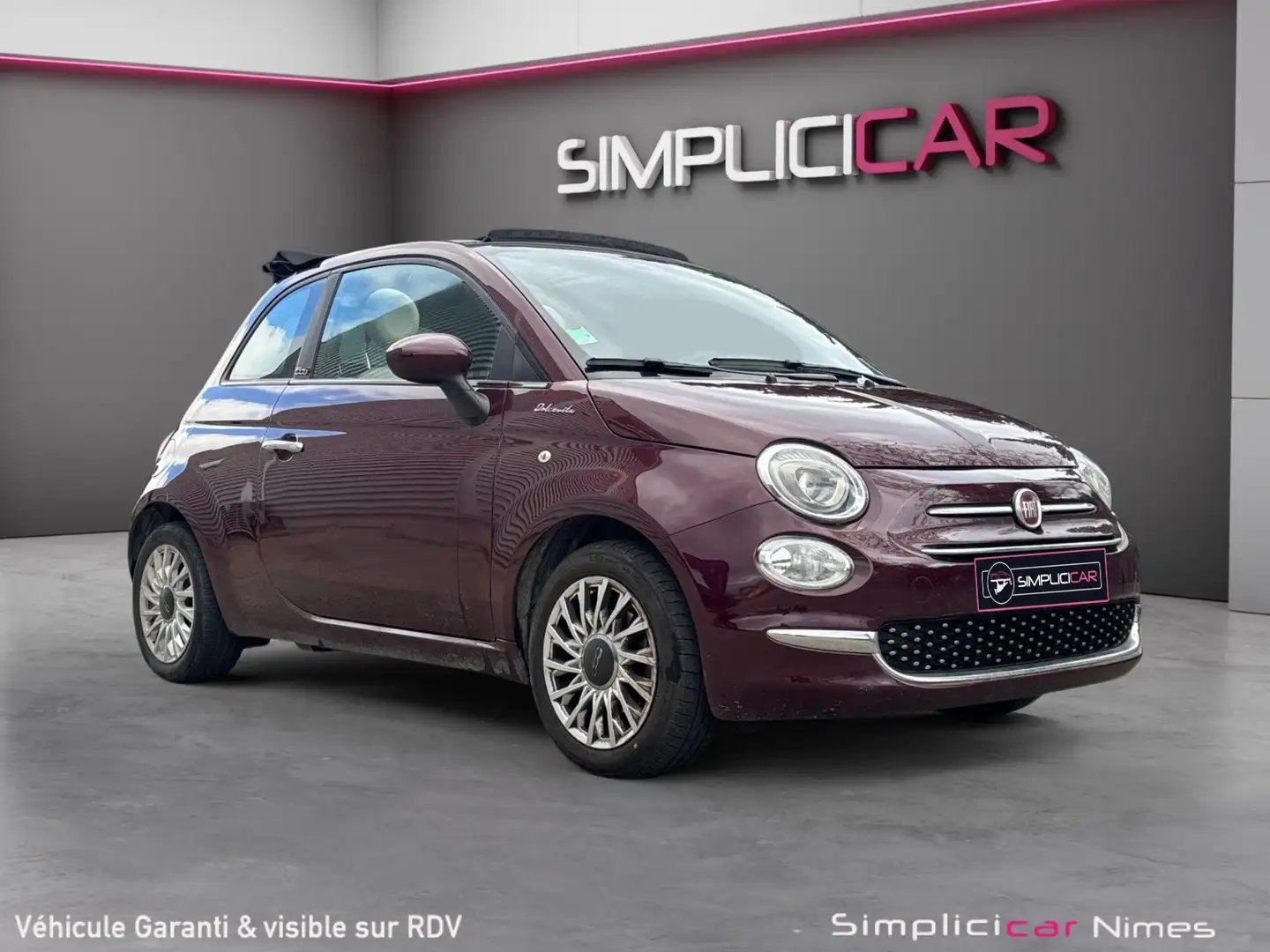 Fiat 500C 500C 1.0 70 ch Hybride BSG S/S Dolcevita Blanc - 1