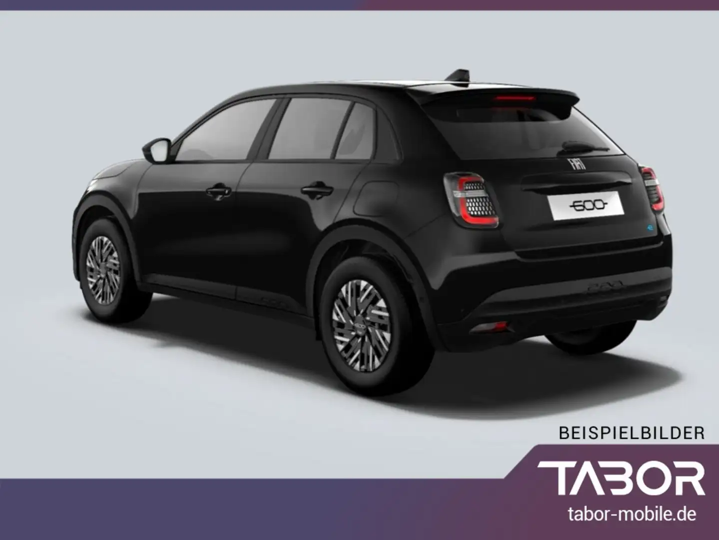 Fiat 600e e RED 11kW-OBC PDC Temp CarPlay UVP-32%* Fekete - 2