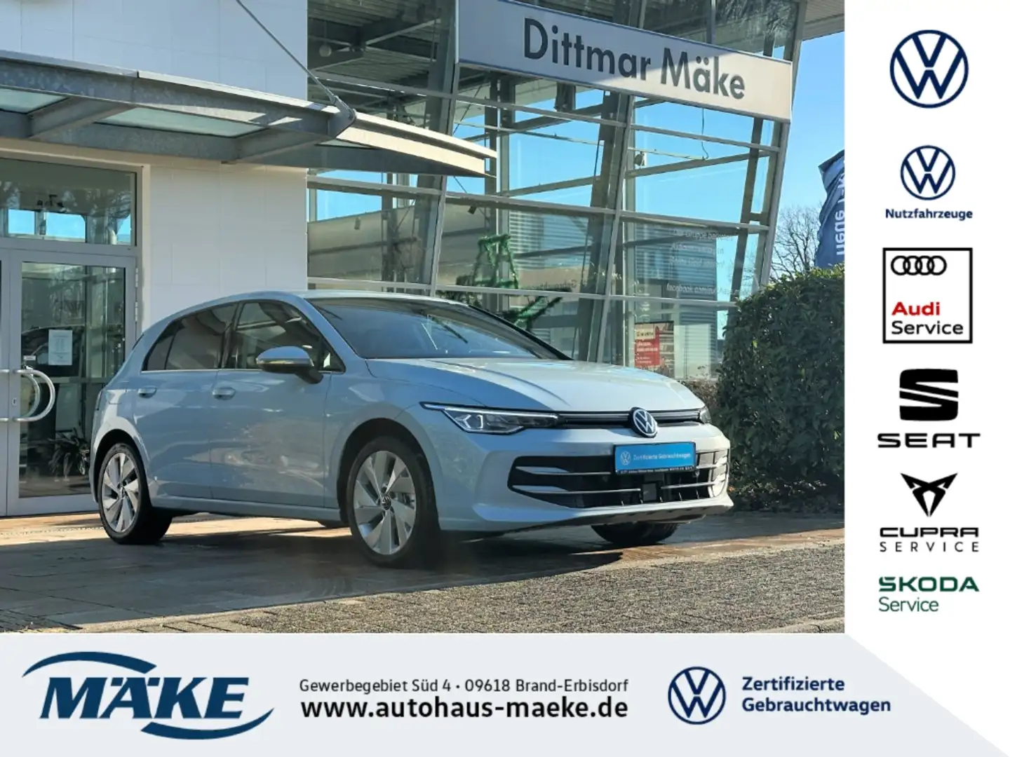 Volkswagen Golf Style 1.5 eTSI DSG IQ.L ACC ACC RFK NAV HUD Blau - 1