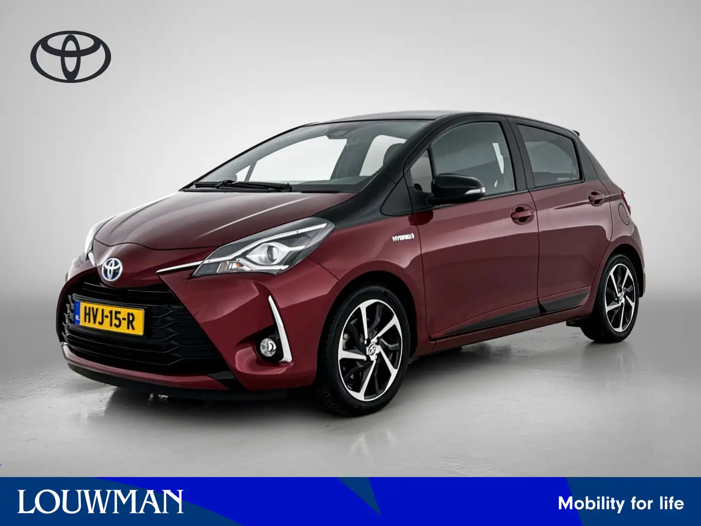 Toyota Yaris 1.5 Hybrid Bi-Tone Plus Limited Rood - 1