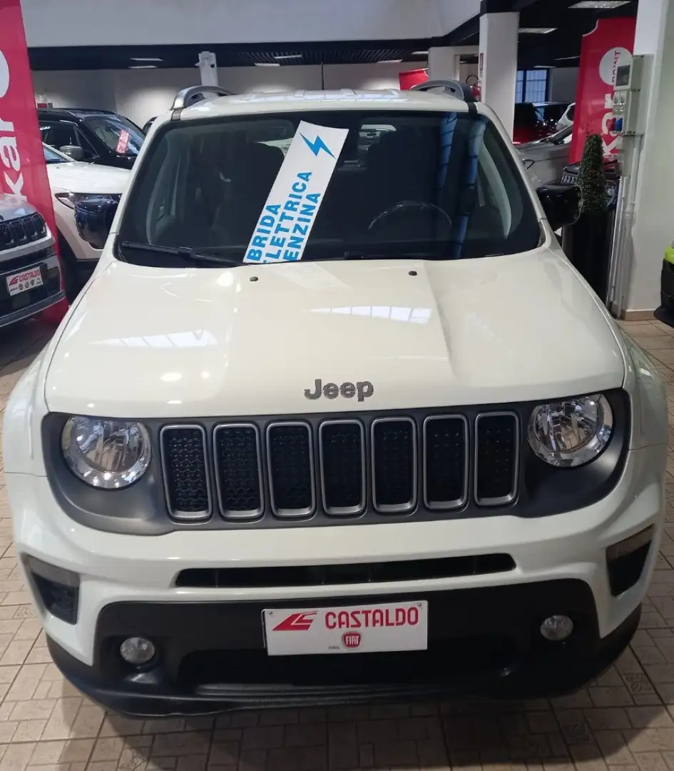 Jeep Renegade 1.5 Turbo T4 MHEV Limited Bianco - 1