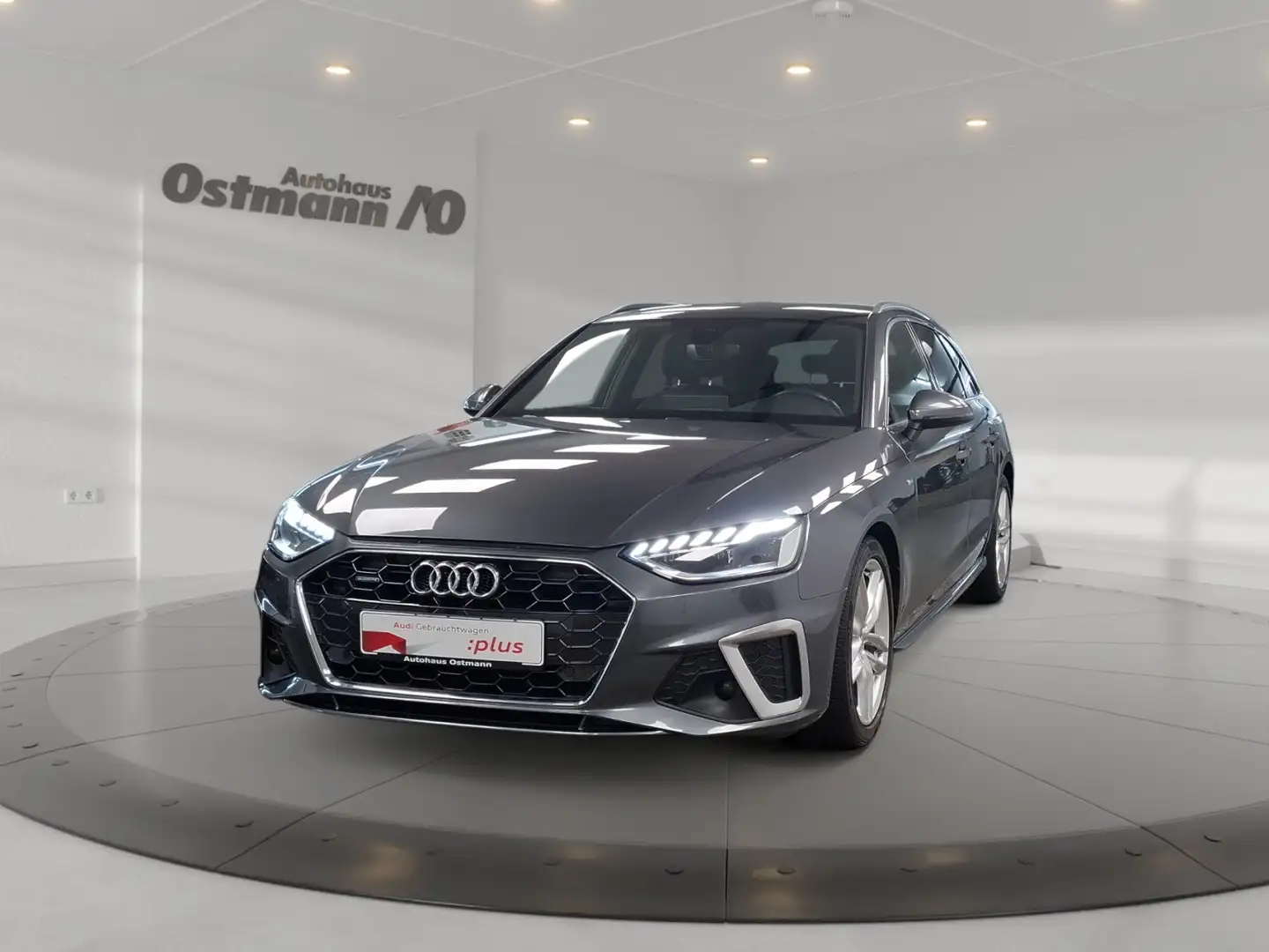 Audi A4 Avant 40 TDI quattro S-Line AHK LED LM Navi Gris - 2