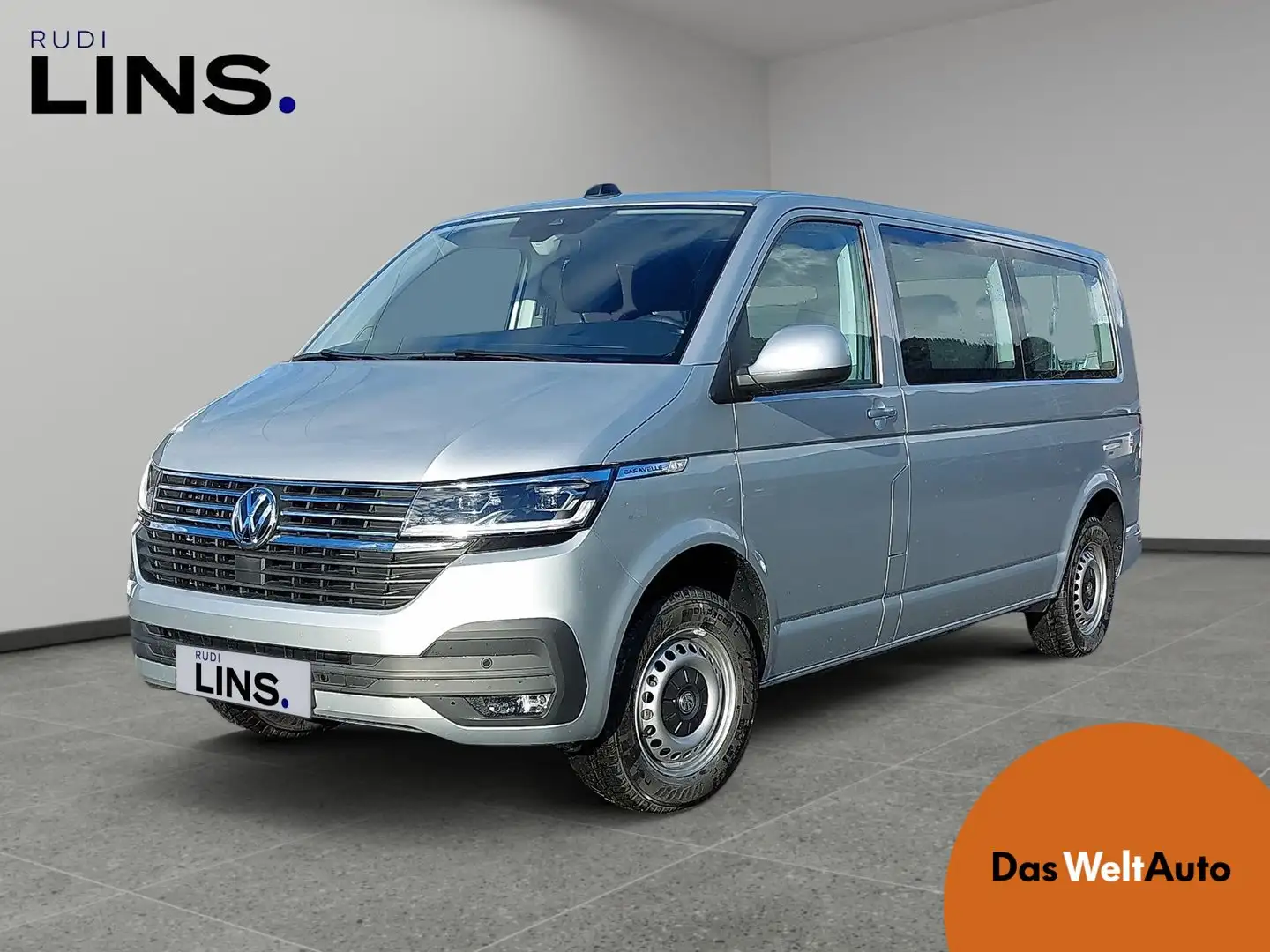 Volkswagen T6.1 Caravelle VW Kombi T6.1 Caravelle Comfortline LR TDI Silber - 1