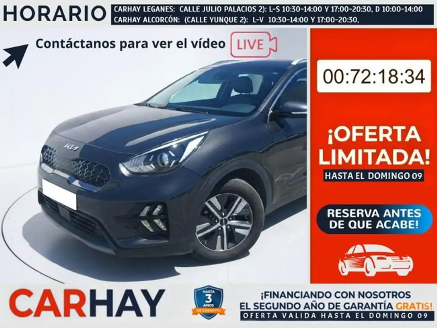 Kia Niro 1.6 HEV Drive Gris - 1