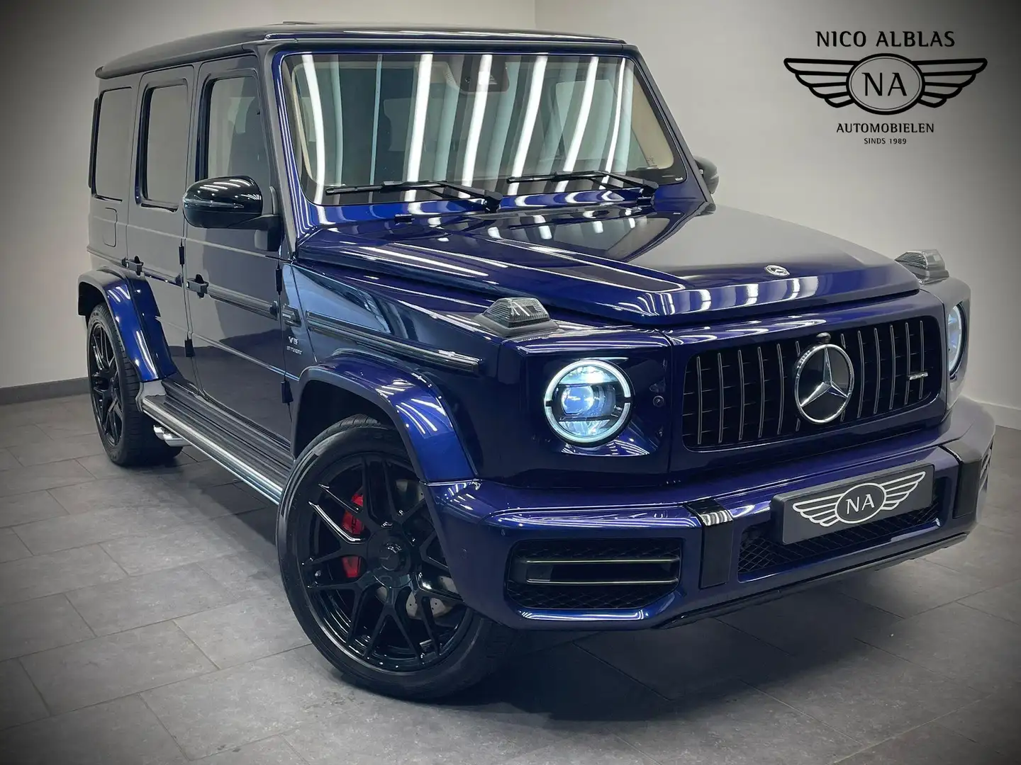 Mercedes-Benz G 63 AMG Full Options l Burmester l Carbon l Diamond Design Blauw - 1