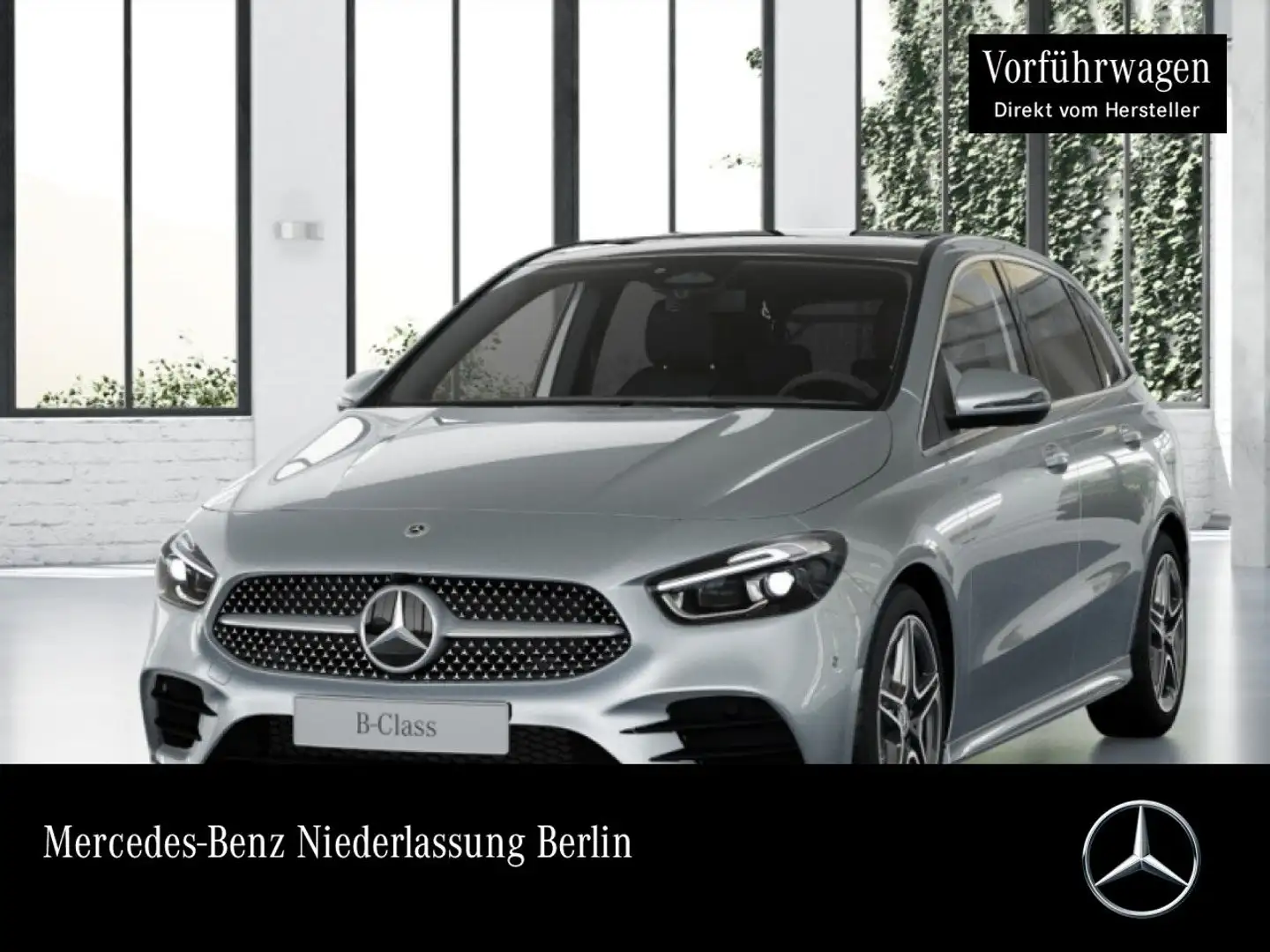 Mercedes-Benz B 200 d AMG+PANO+360°+MULTIBEAM+HUD+TOTW+KEYLESS Silber - 1