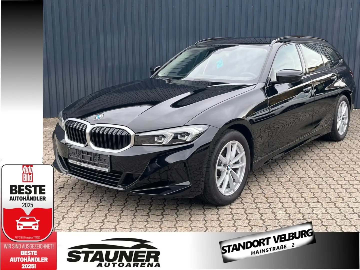 BMW 320 D Aut. Touring / LED/elektr.Sitze/Komfortzug Schwarz - 1