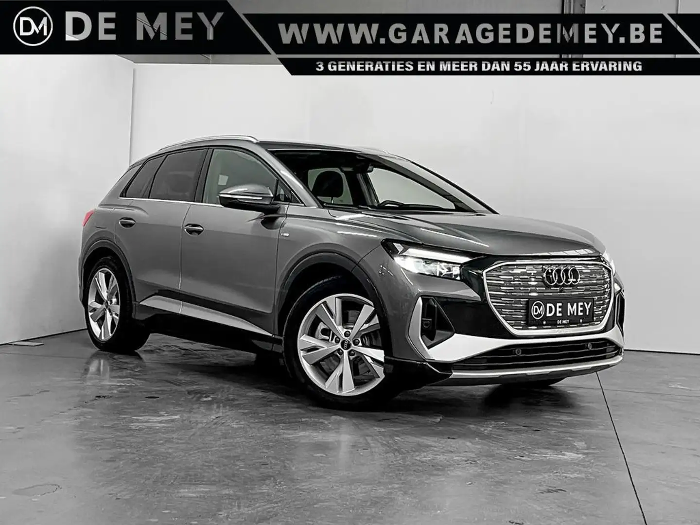 Audi Q4 e-tron S-Line 45 e-tron 82kWh / Trekhaak / Carplay / Camera / Navigatie / ACC Grau - 1