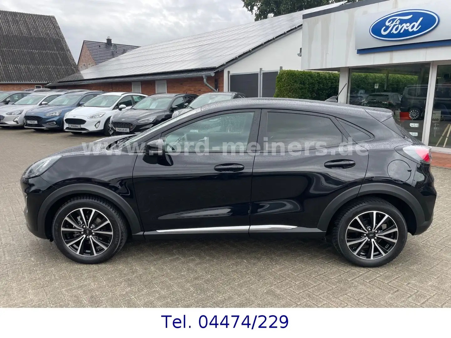Ford Puma 1.0 EB Titanium Design *1. Hand + TÜV neu* Noir - 2