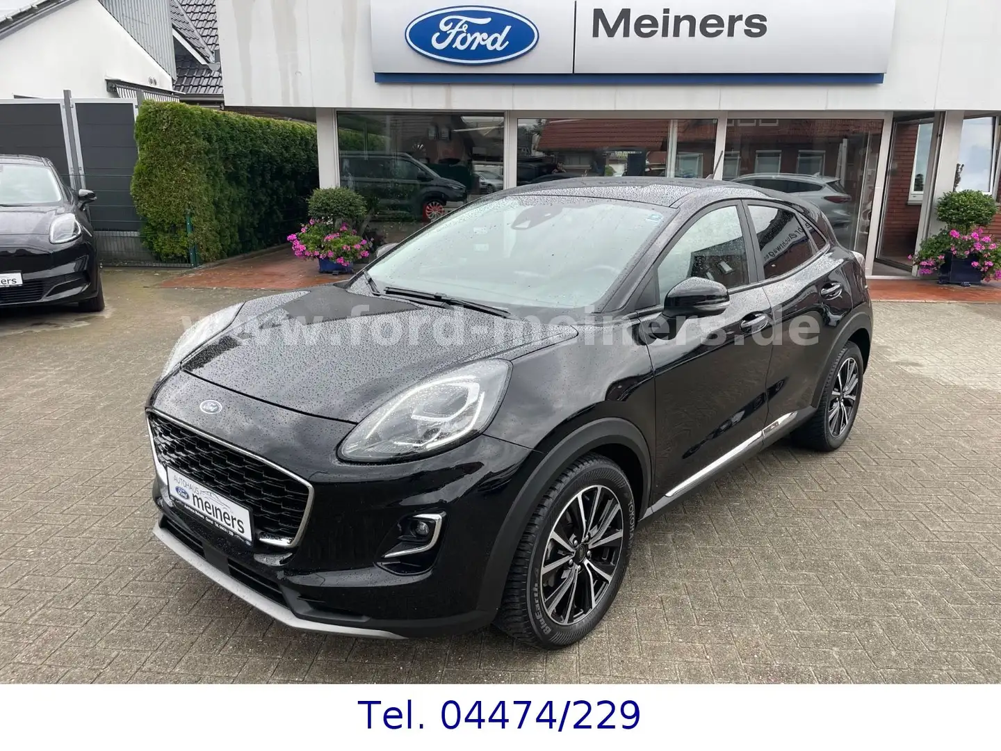 Ford Puma 1.0 EB Titanium Design *1. Hand + TÜV neu* Noir - 1
