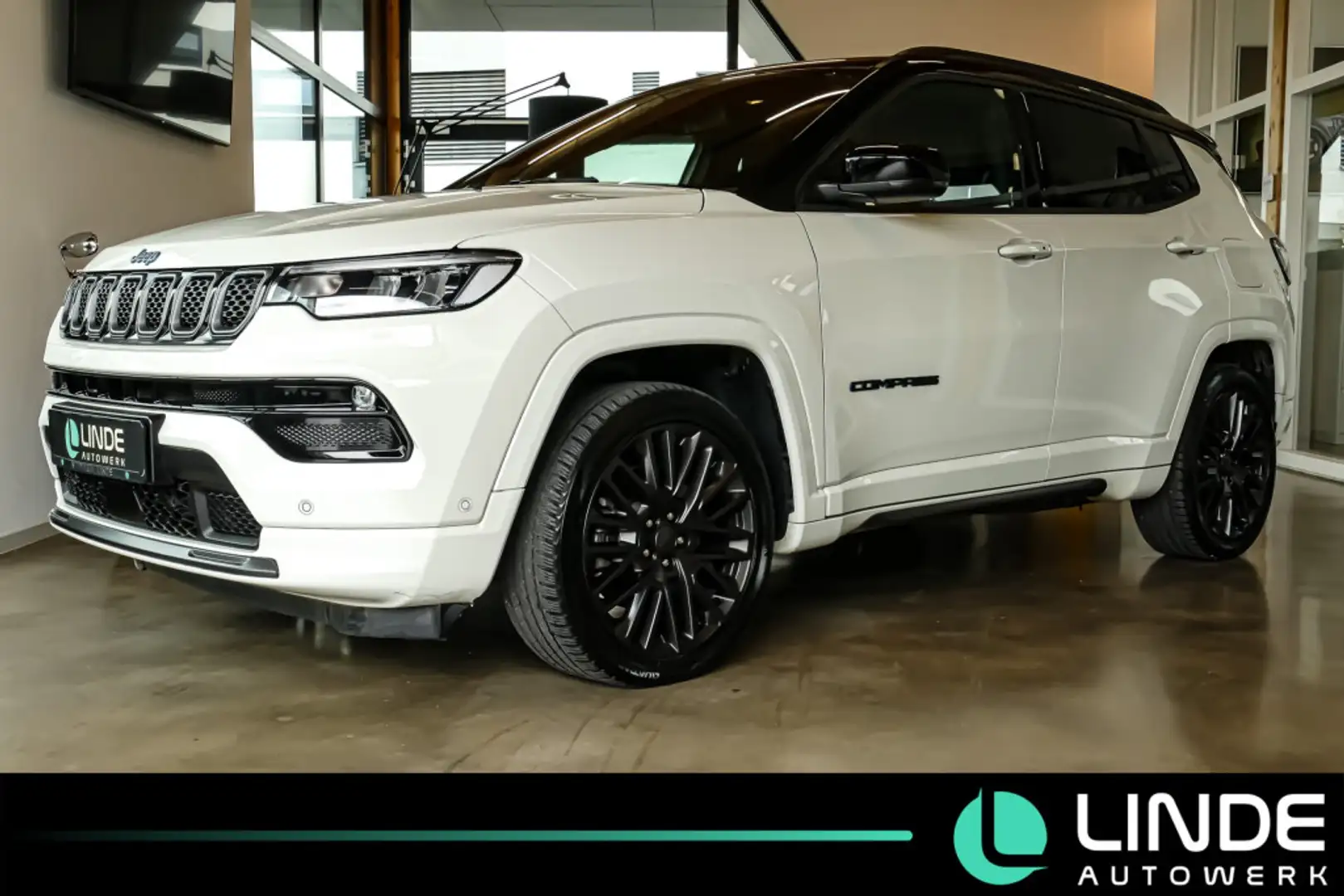 Jeep Compass S Plug-In Hybrid 4WD |NAVI|ACC|ALPINE Blanc - 1