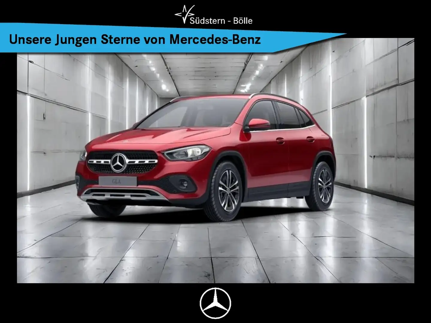 Mercedes-Benz GLA 200 4M STYLE+AHK+KAM.+LNKR.HZG.+MBUX+AMBI+ Rot - 1