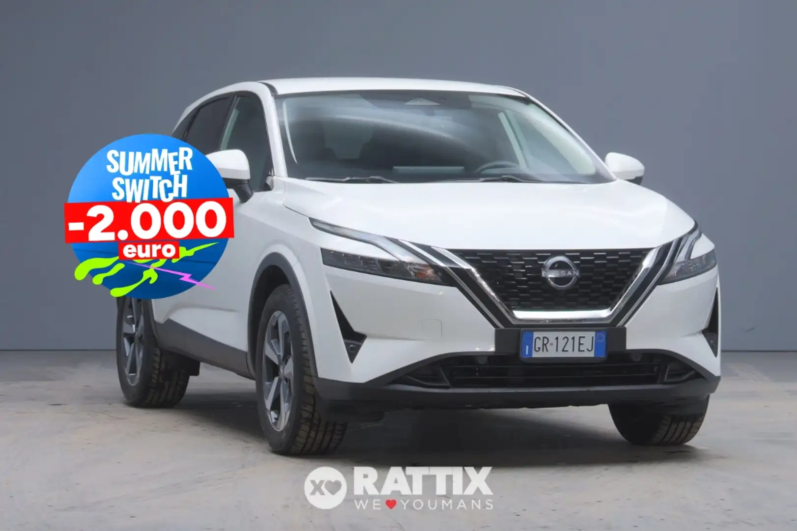 Nissan Qashqai 1.3 Mhev 140CV N-Connecta Bianco - 1