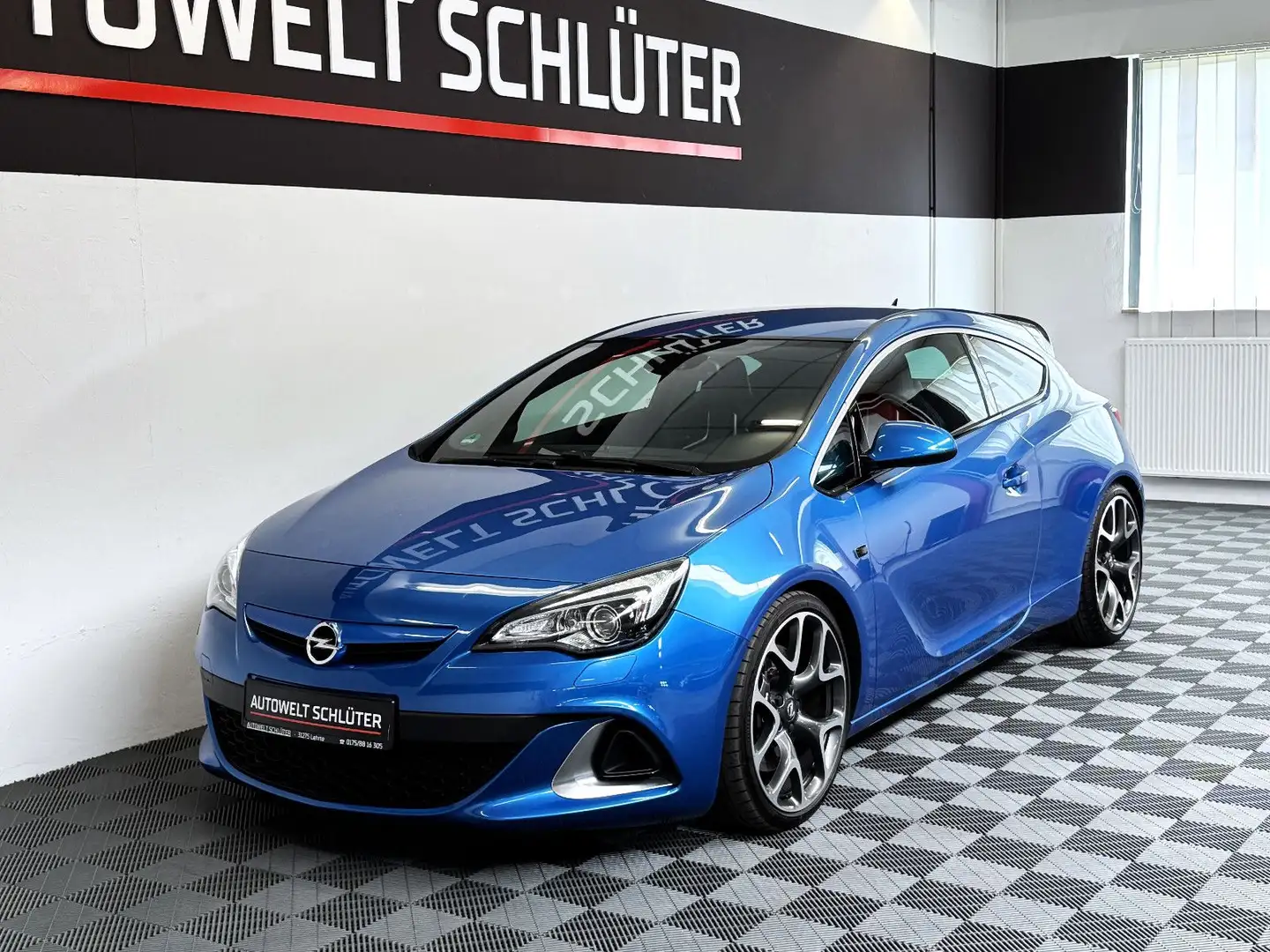 Opel Astra J GTC OPC*352 PS*Schalensitze*H&R*TÜV Neu* Синий - 1