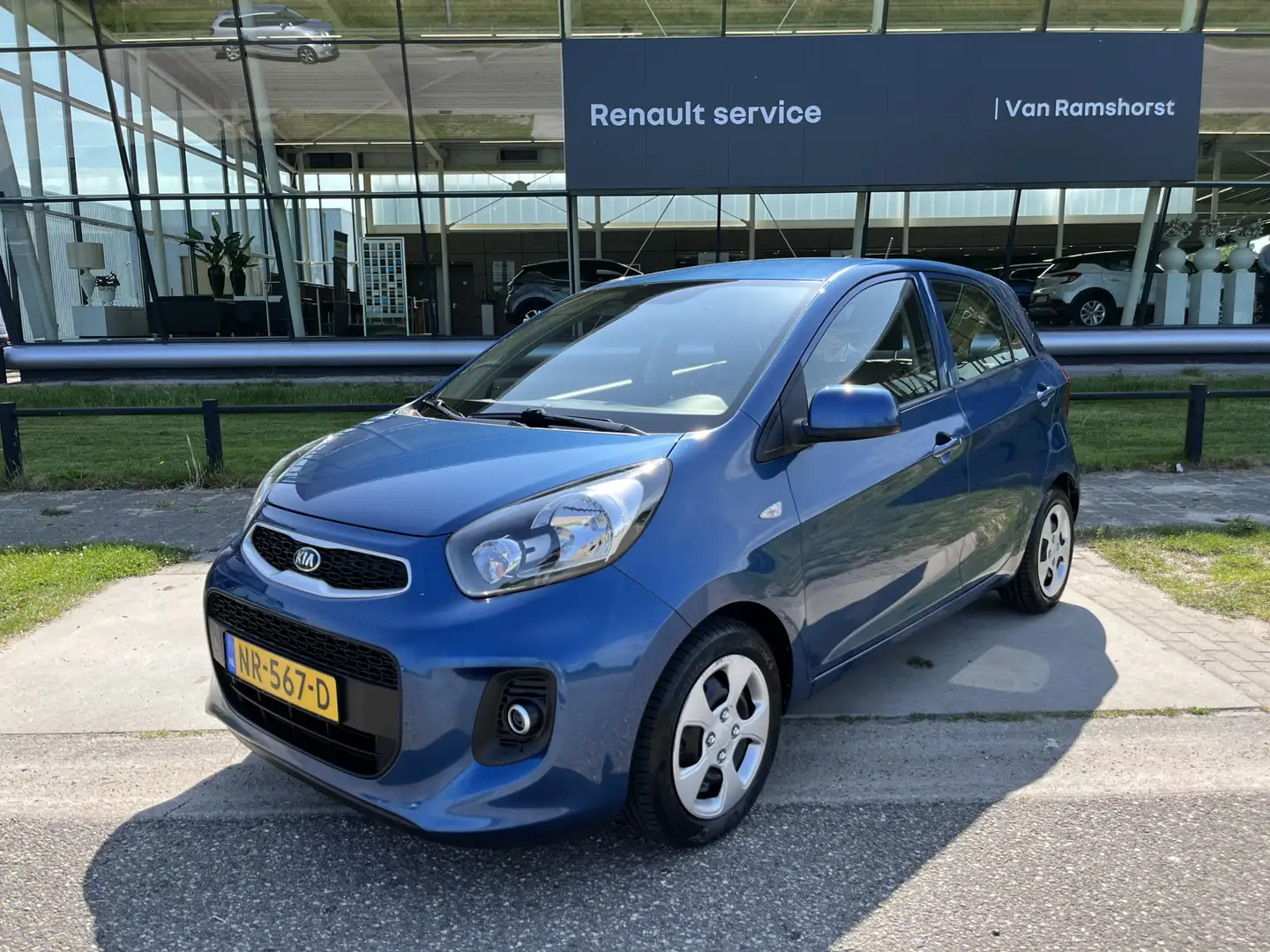 Kia Picanto 1.0 CVVT Summer Edition / 22.620 KM NAP / Airco / Blauw - 1