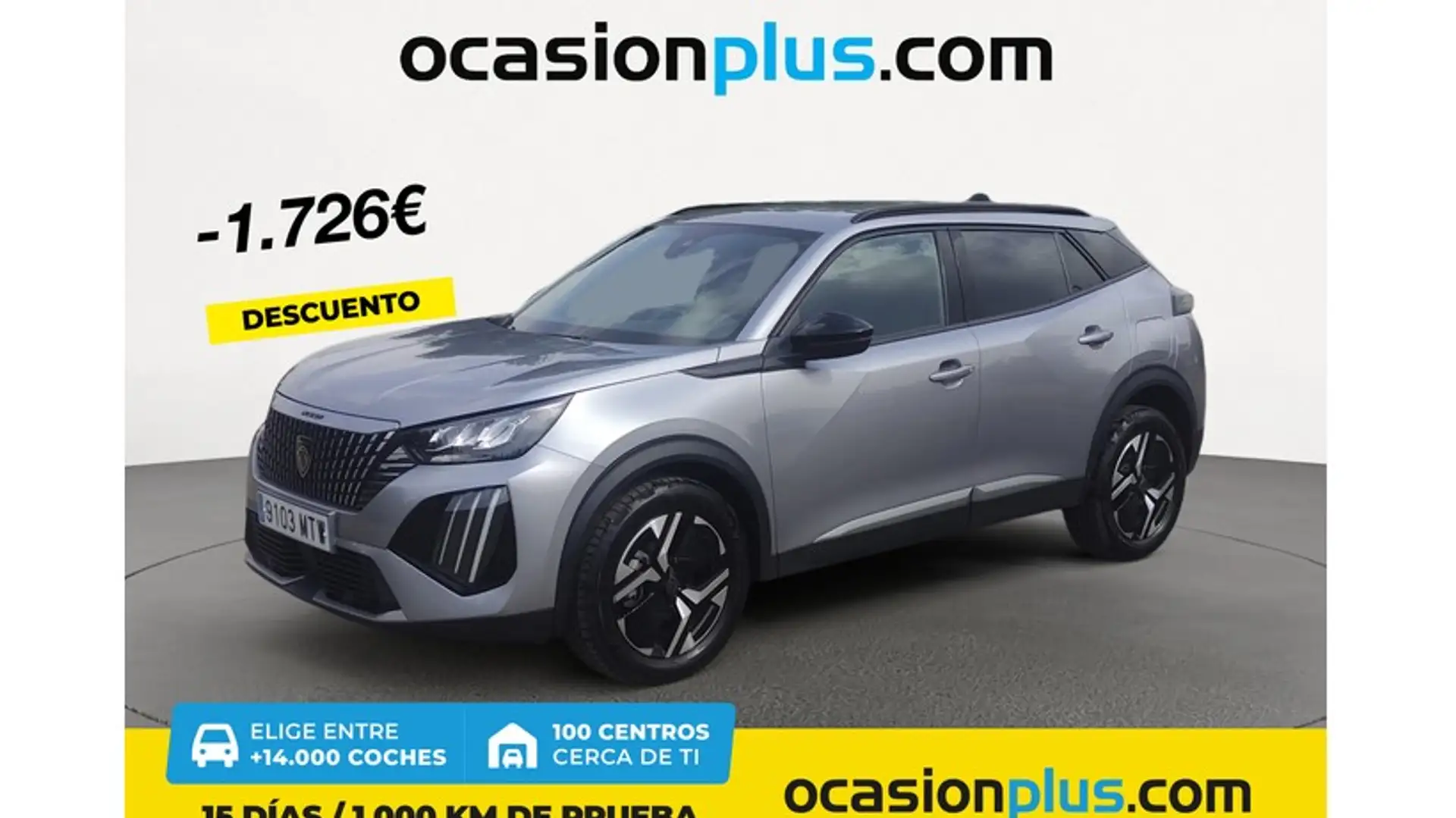 Peugeot 2008 1.2 PureTech S&S Allure 100 Grigio - 1