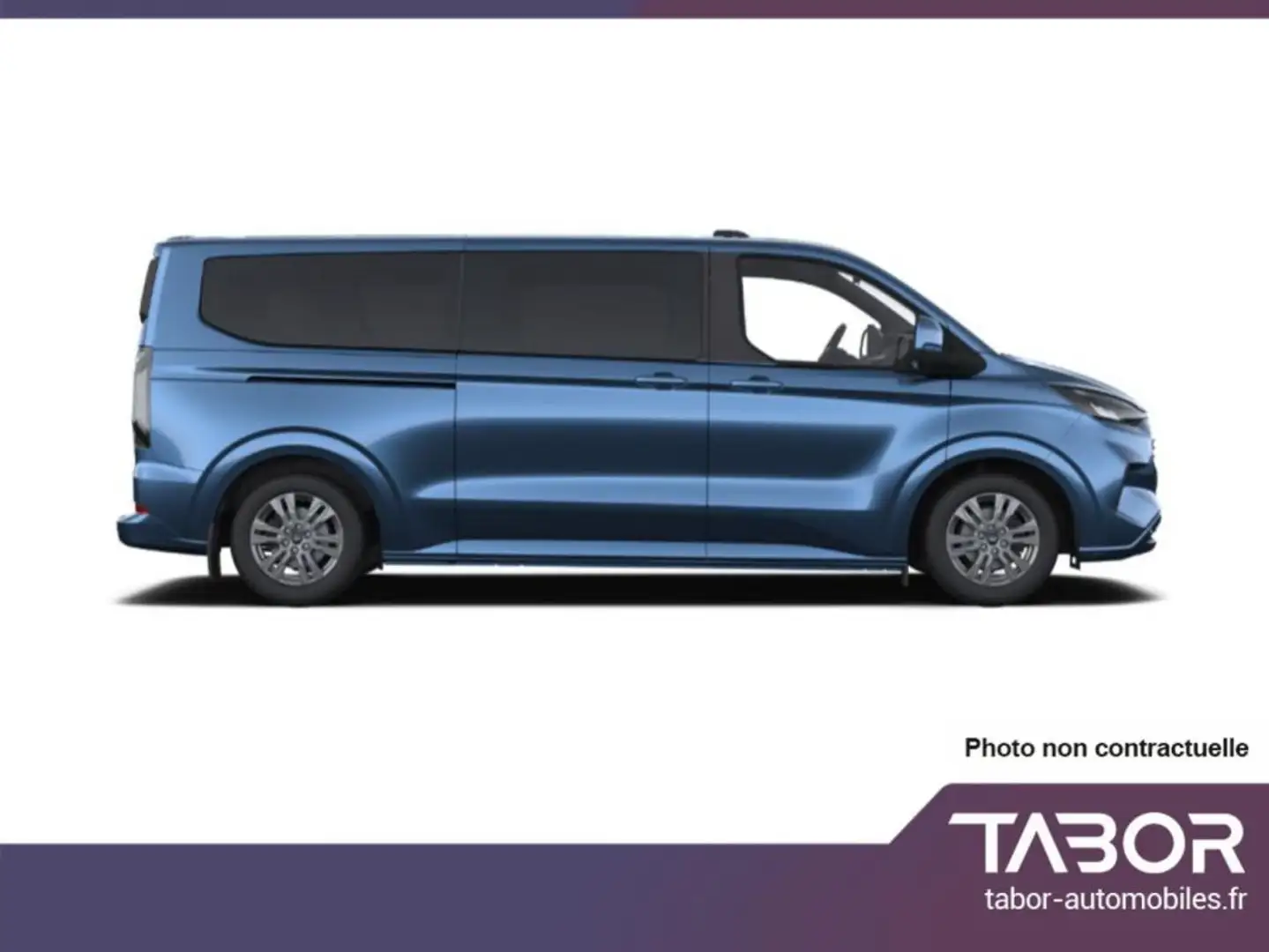 Ford Tourneo Custom 2.0 TDCi 170 Aut Tit 320 L2 Bleu - 2
