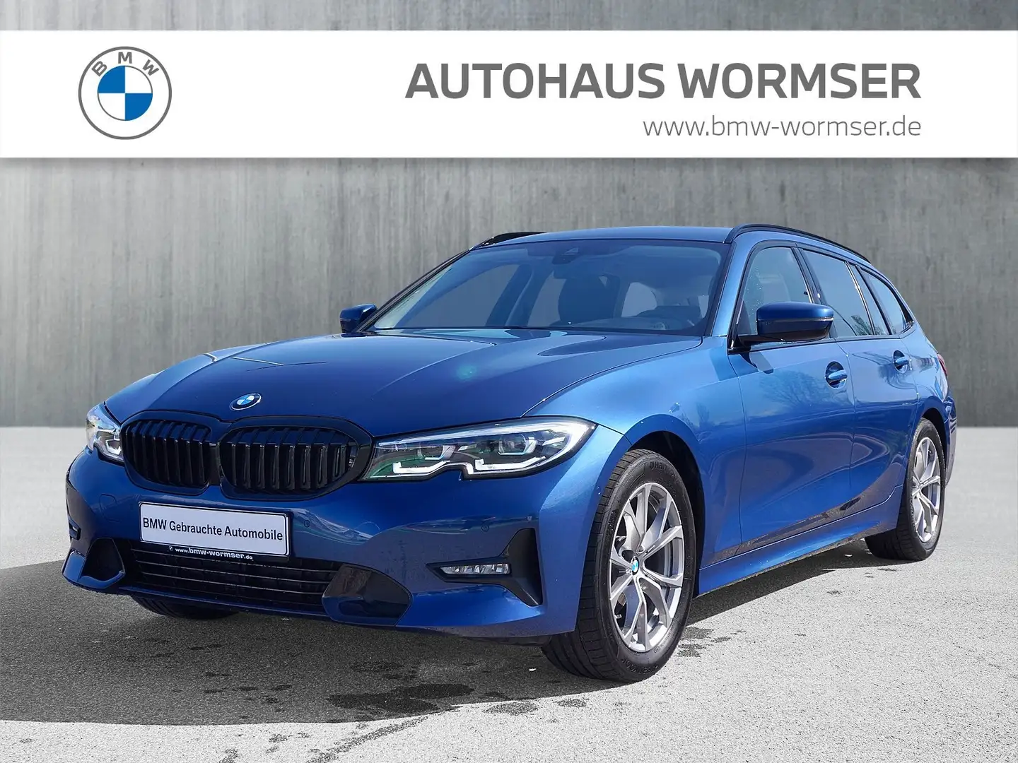 BMW 320 i Touring Sport Line HiFi DAB LED WLAN Shz Bleu - 1