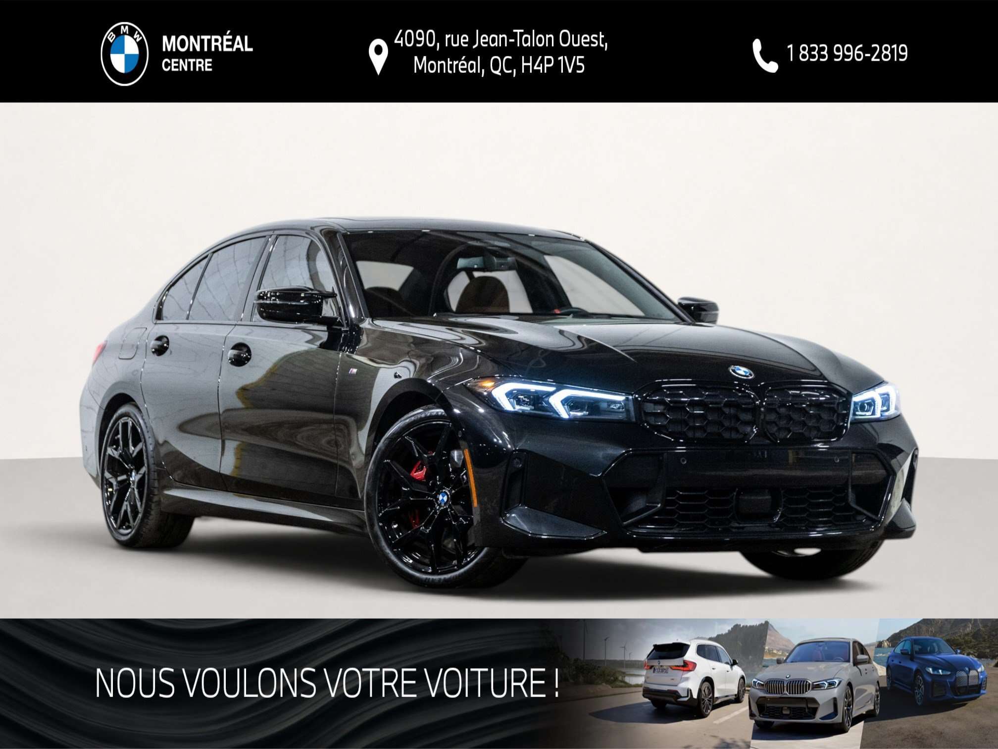 2026 BMW 3 Series M340i xDrive | Premium | M Sport Pro | Freins M Sp