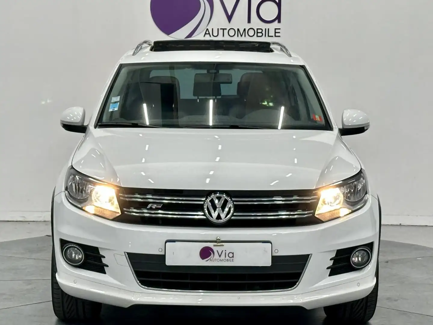 Volkswagen Tiguan 2.0 TDI 110 R LINE / TOIT OUVRANT / CUIR / SIEGE CHAUFFANT Bianco - 2