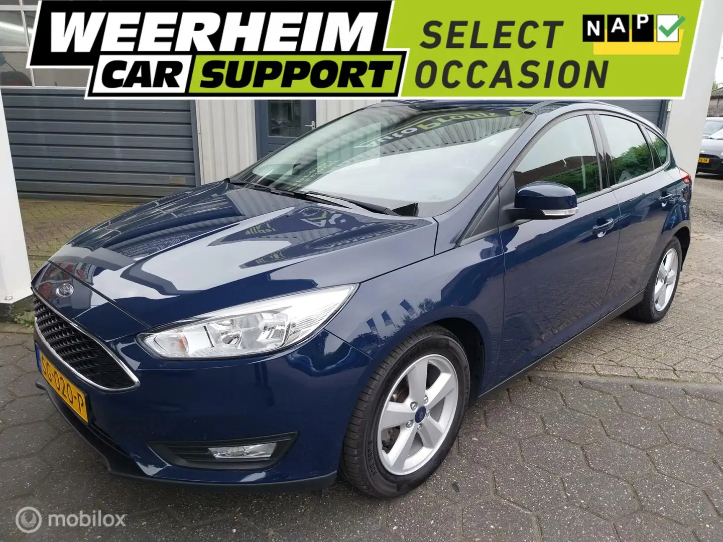 Ford Focus 1.0 Lease Edition|Navi|PDC|Cruise Blauw - 1