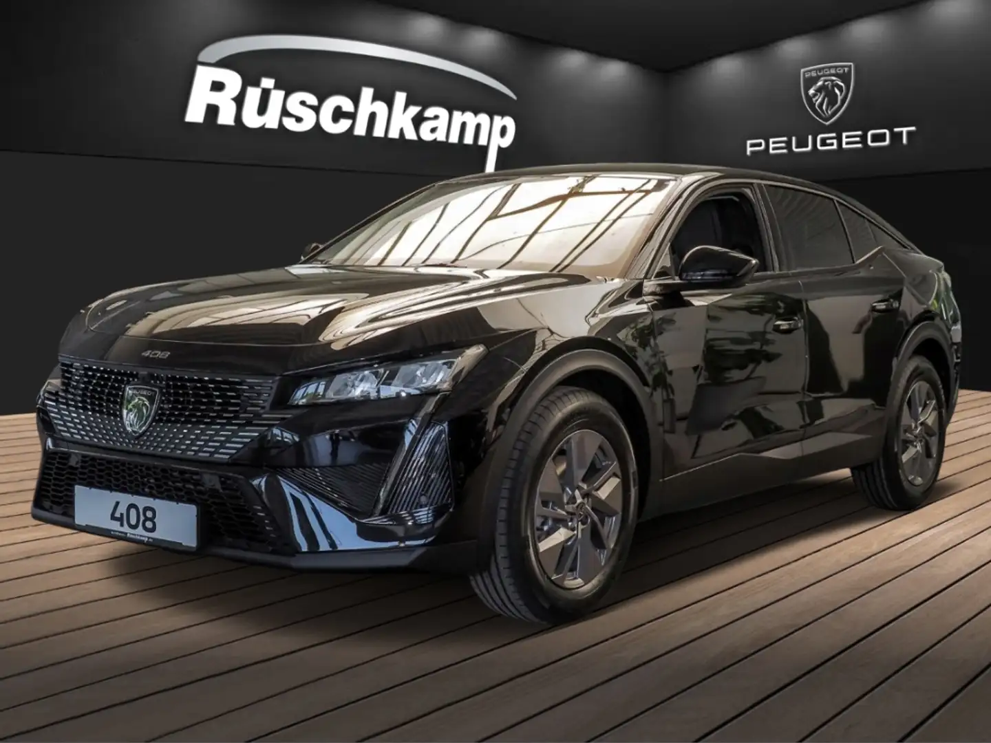 Peugeot 408 Allure 1.2 Voll-LED 360-Kam 2-Zonen-Klima Keyless Noir - 1