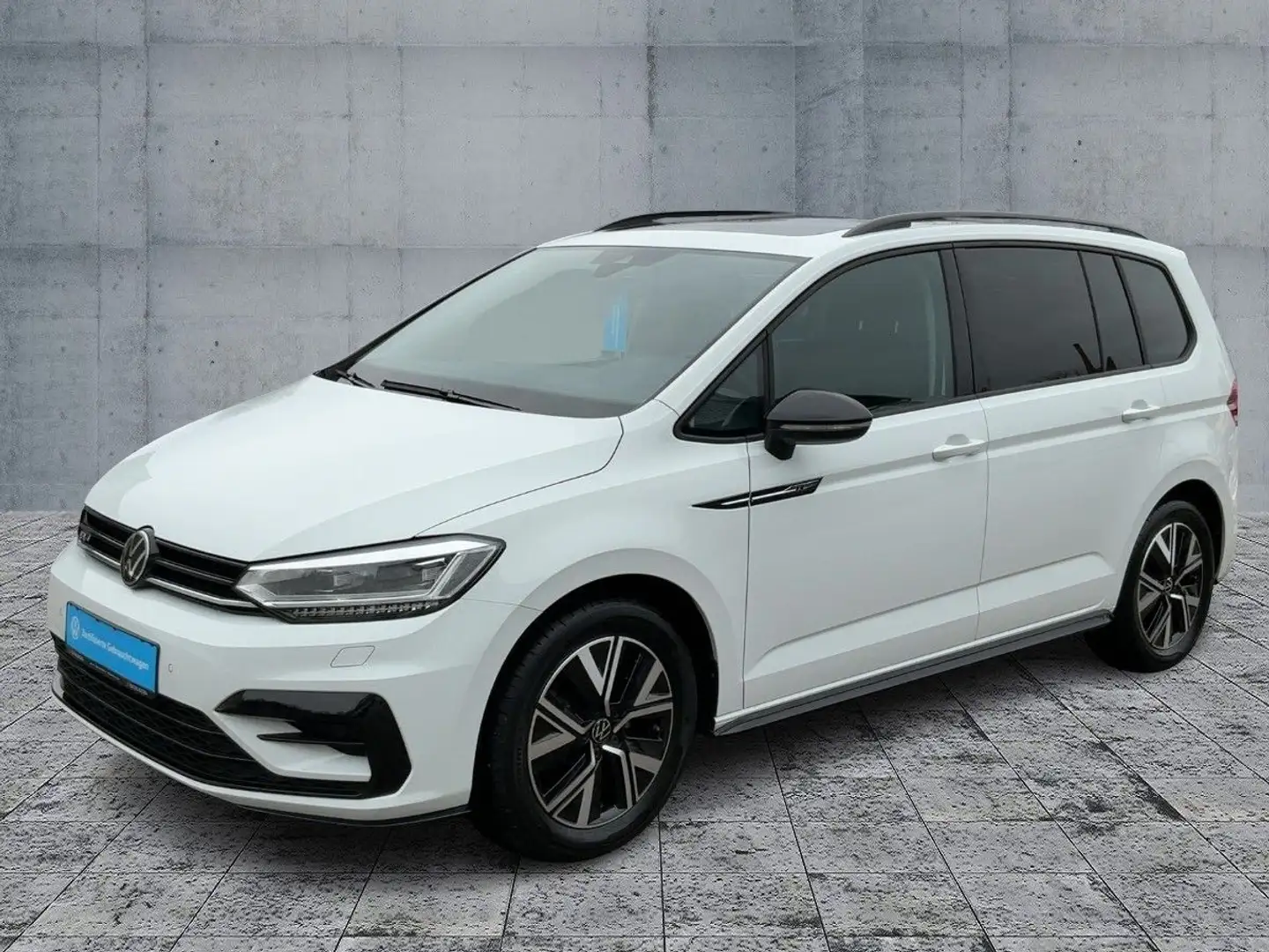 Volkswagen Touran 2.0 TDI DSG R-LINE 5JG+LED+NAVI+AHK+PANO Weiß - 2