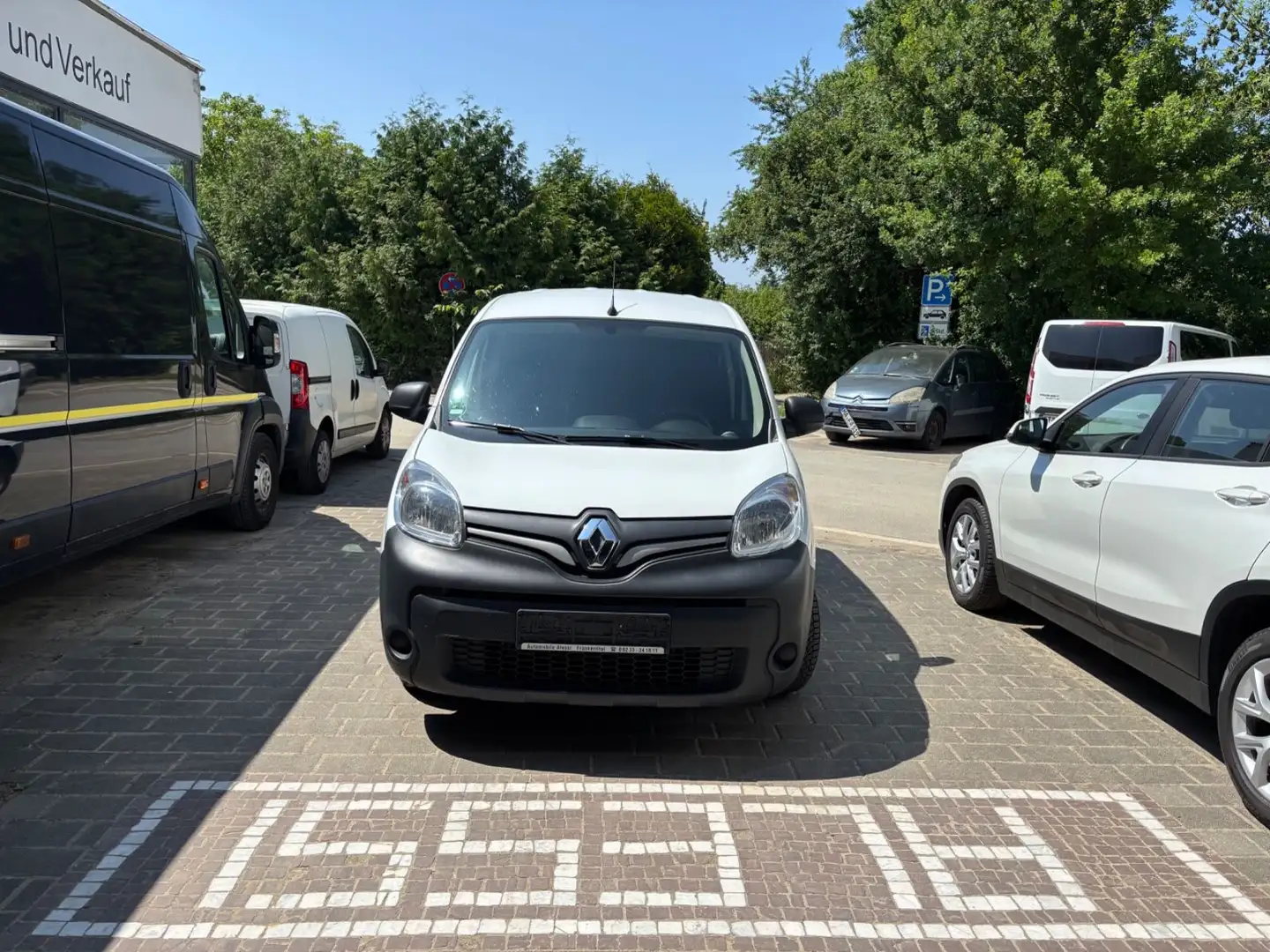 Renault Kangoo 1.Hand. Holzboden . Sortimo Einbau Weiß - 1