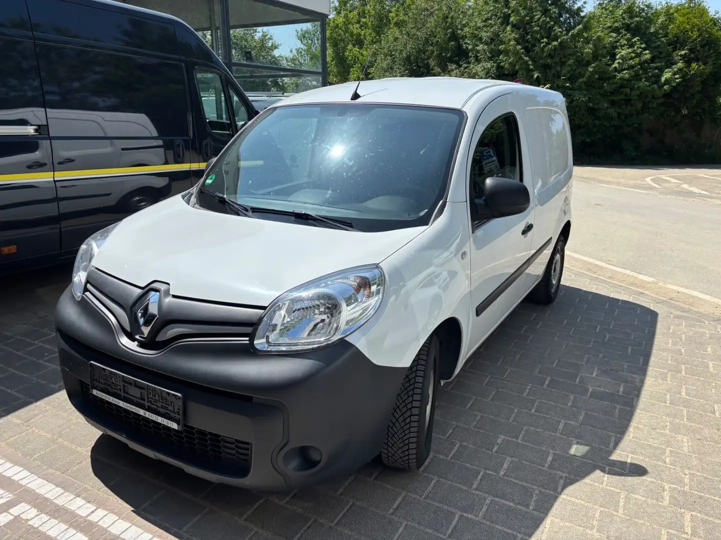 Renault Kangoo 1.Hand. Holzboden . Sortimo Einbau Weiß - 2