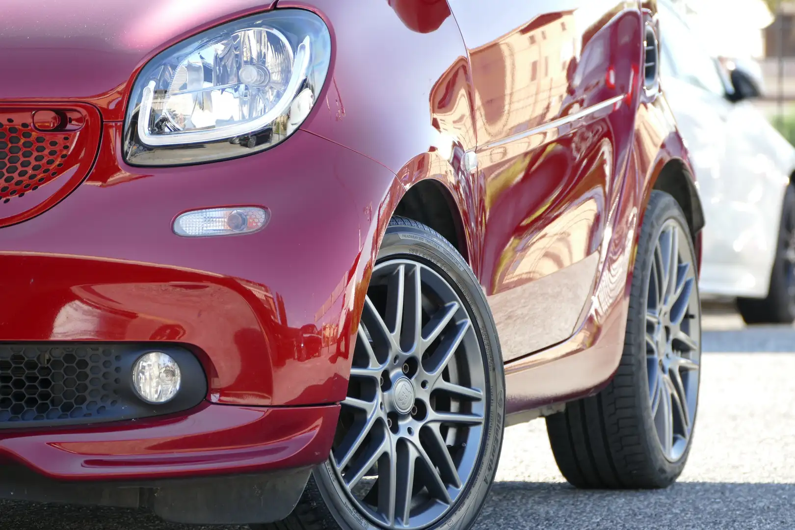 smart forTwo 90CV PRIME BRABUS NAVI PELLE LED PANO 17" Rojo - 2