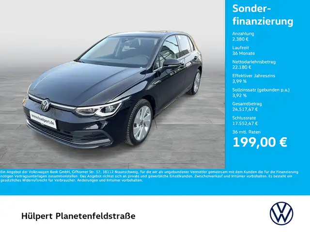 Volkswagen Golf VIII 1.5 eTSI STYLE ACC LED+ LM17 CARPLAY