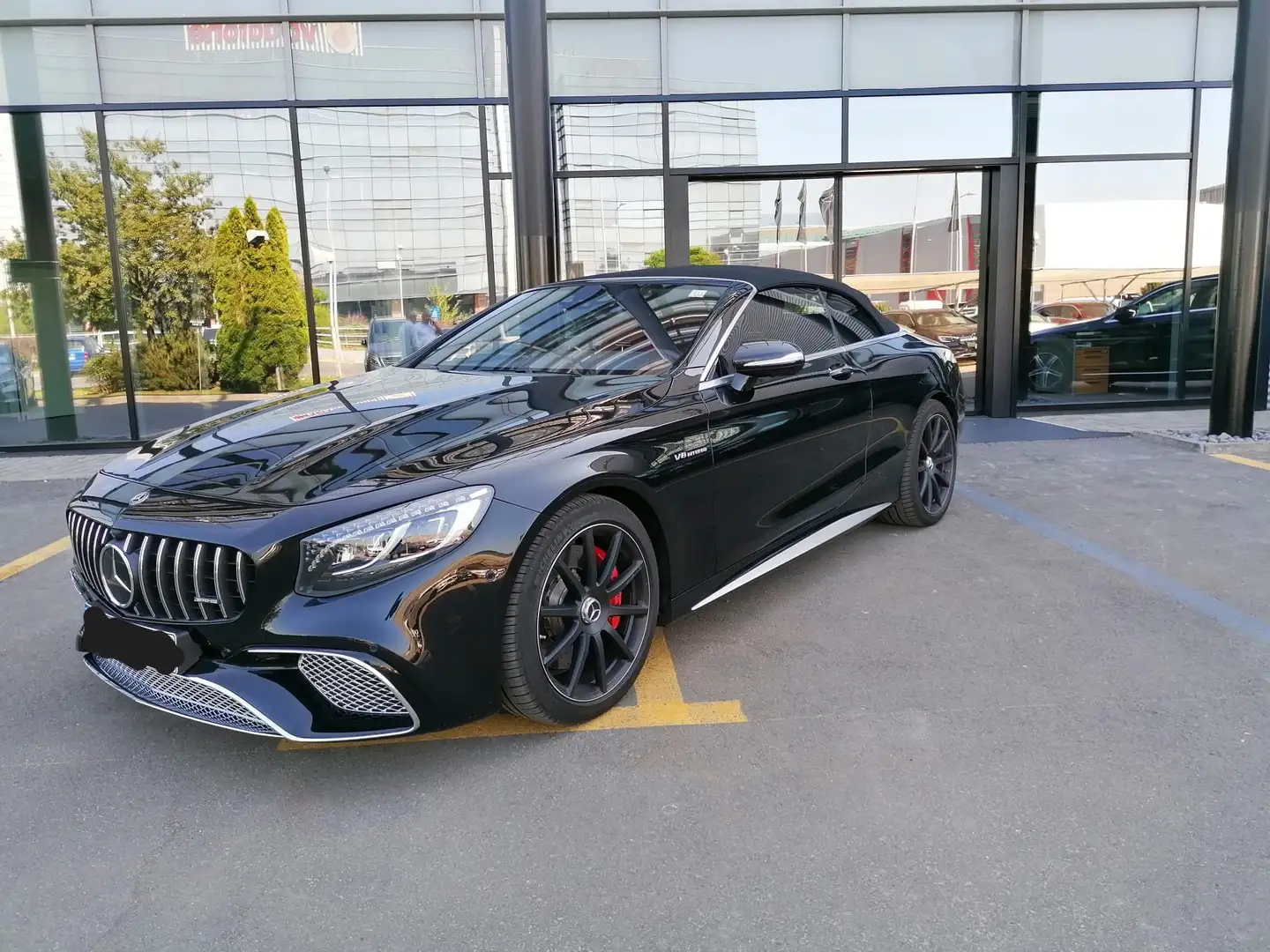 Mercedes-Benz S 63 AMG S Cabrio 63 4matic + auto Nero - 2