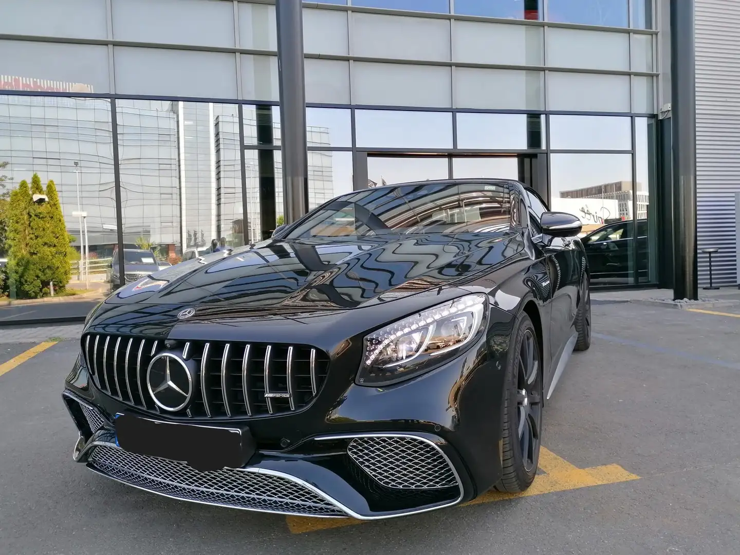 Mercedes-Benz S 63 AMG S Cabrio 63 4matic + auto Nero - 1