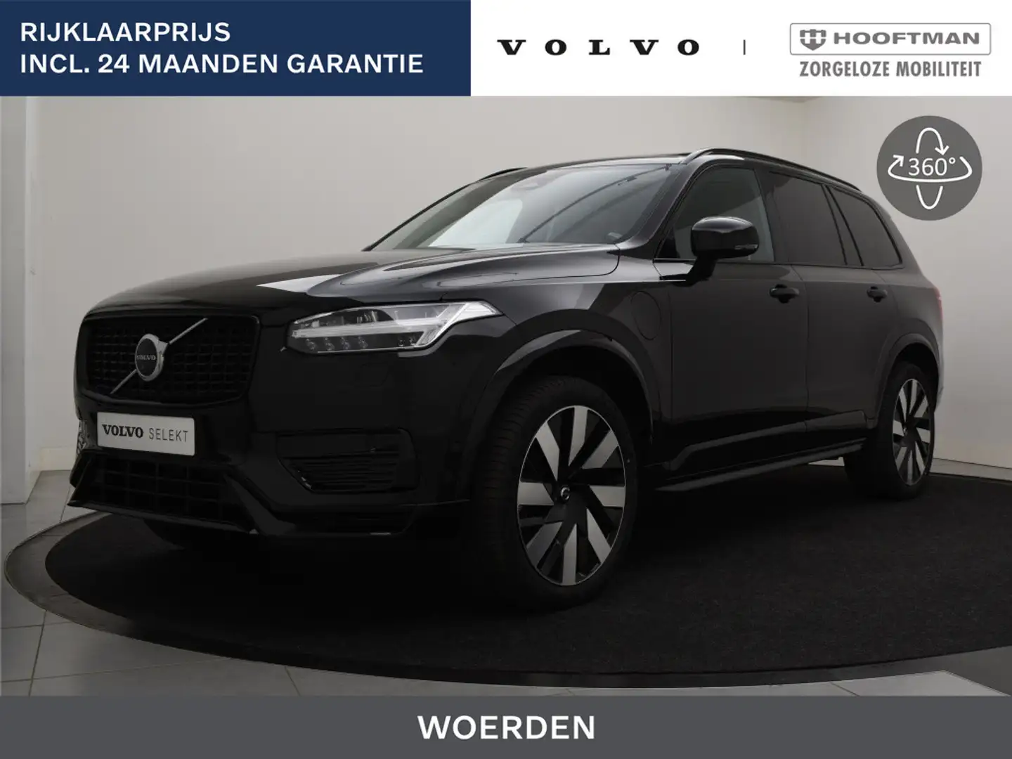 Volvo XC90 T8 PLUG-IN HYBRID ULTRA DARK LUCHTVERING 360GR CAM Zwart - 1