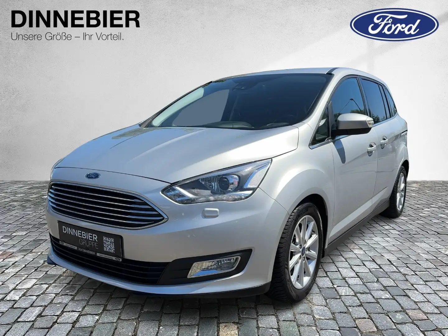 Ford Grand C-Max Titanium NAVI AHK PDC 2xKlima LM Silber - 2