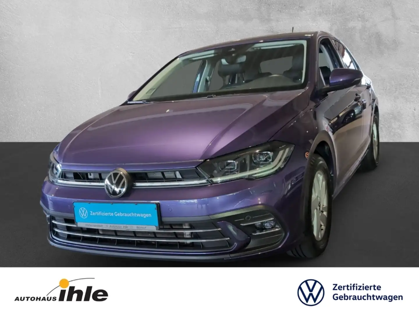 Volkswagen Polo 1,0 TSI DSG Style VELOURS+NAVI+TRAVELASSIST Violett - 1